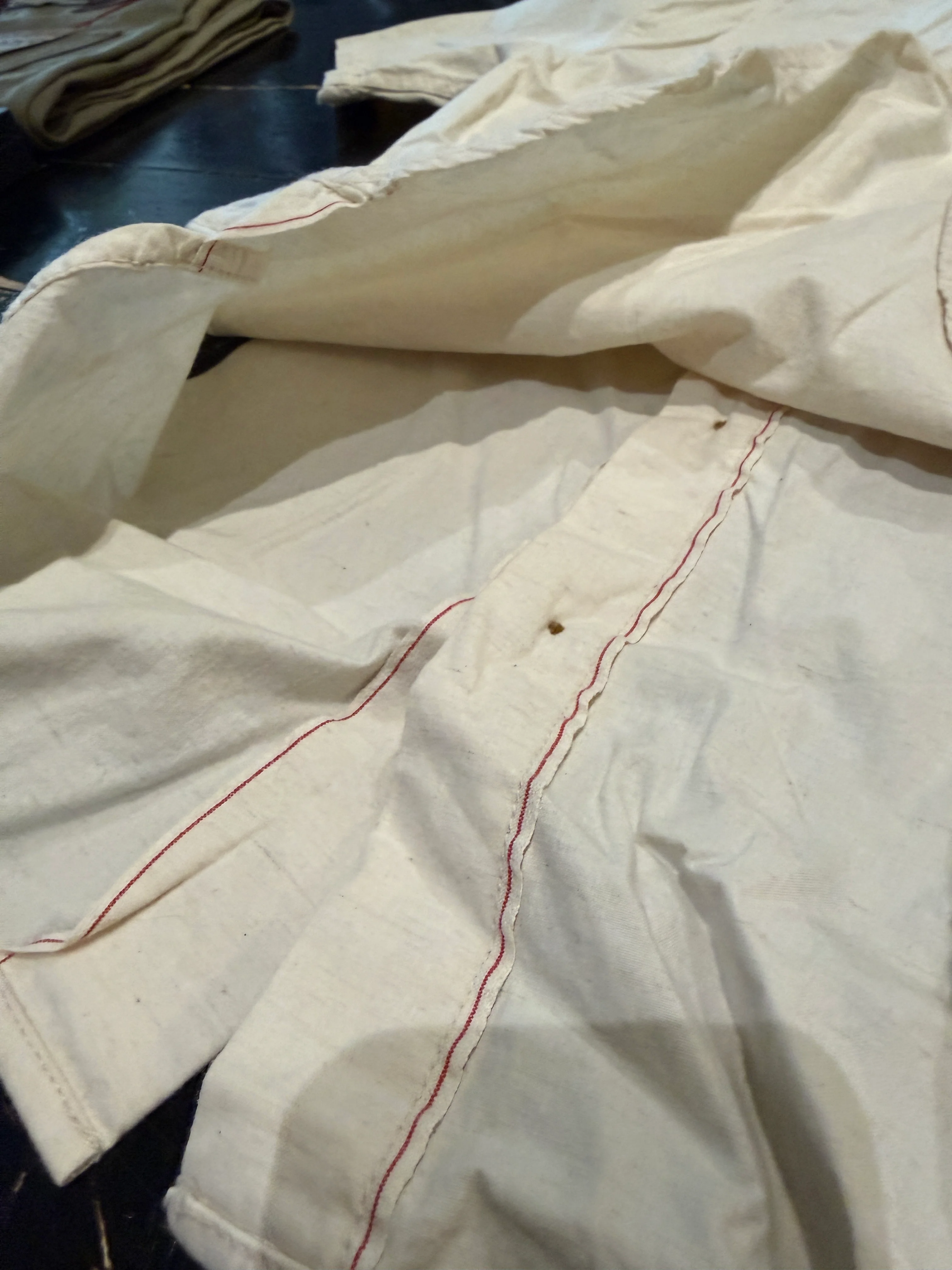 Gently Used - Freenote Natural Seed Selvedge S/S Button Up - Small - Image 5