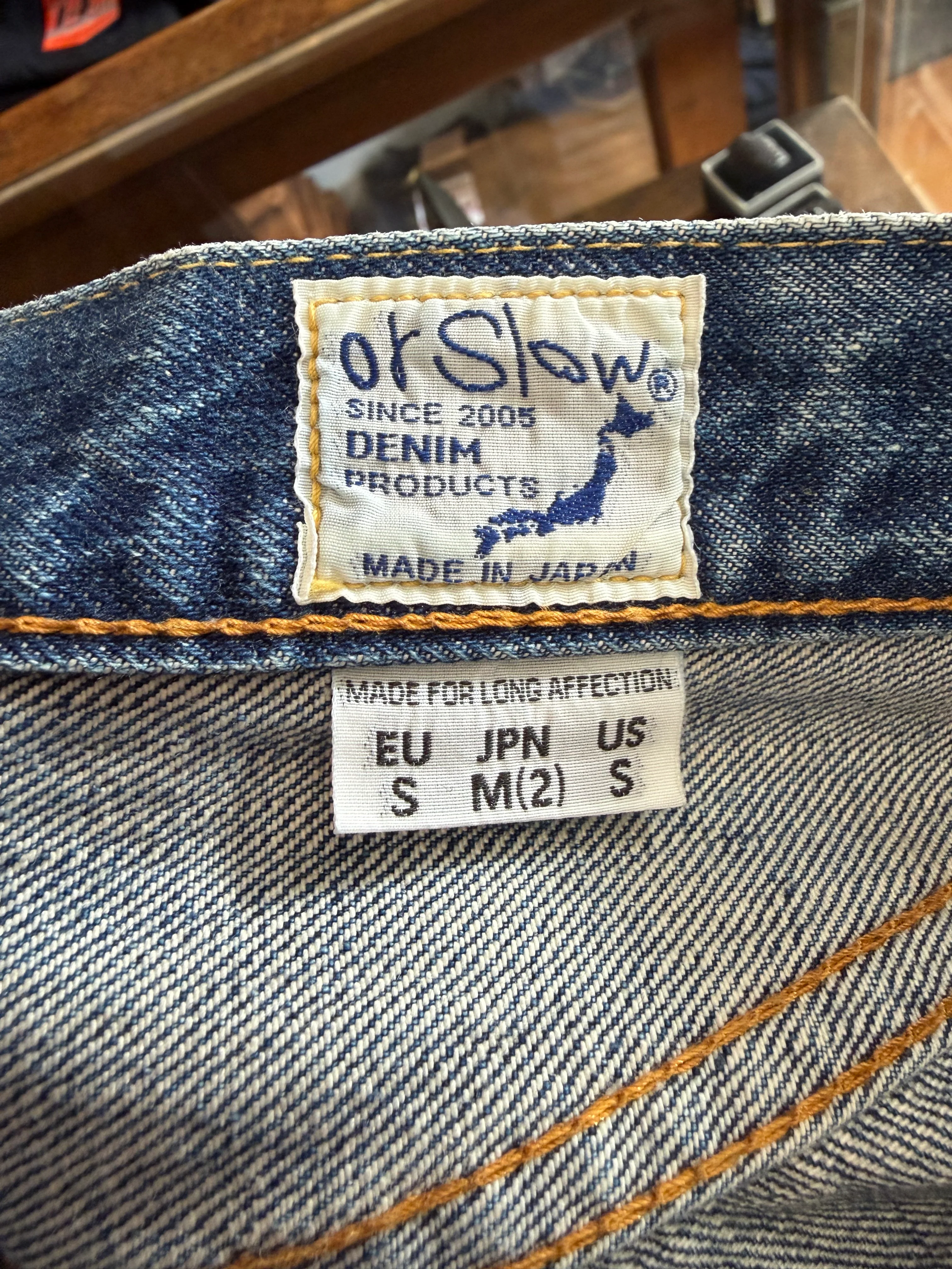 Gently Used orSlow 105 Jeans - 2 Year Wash - Size 2 - Image 2