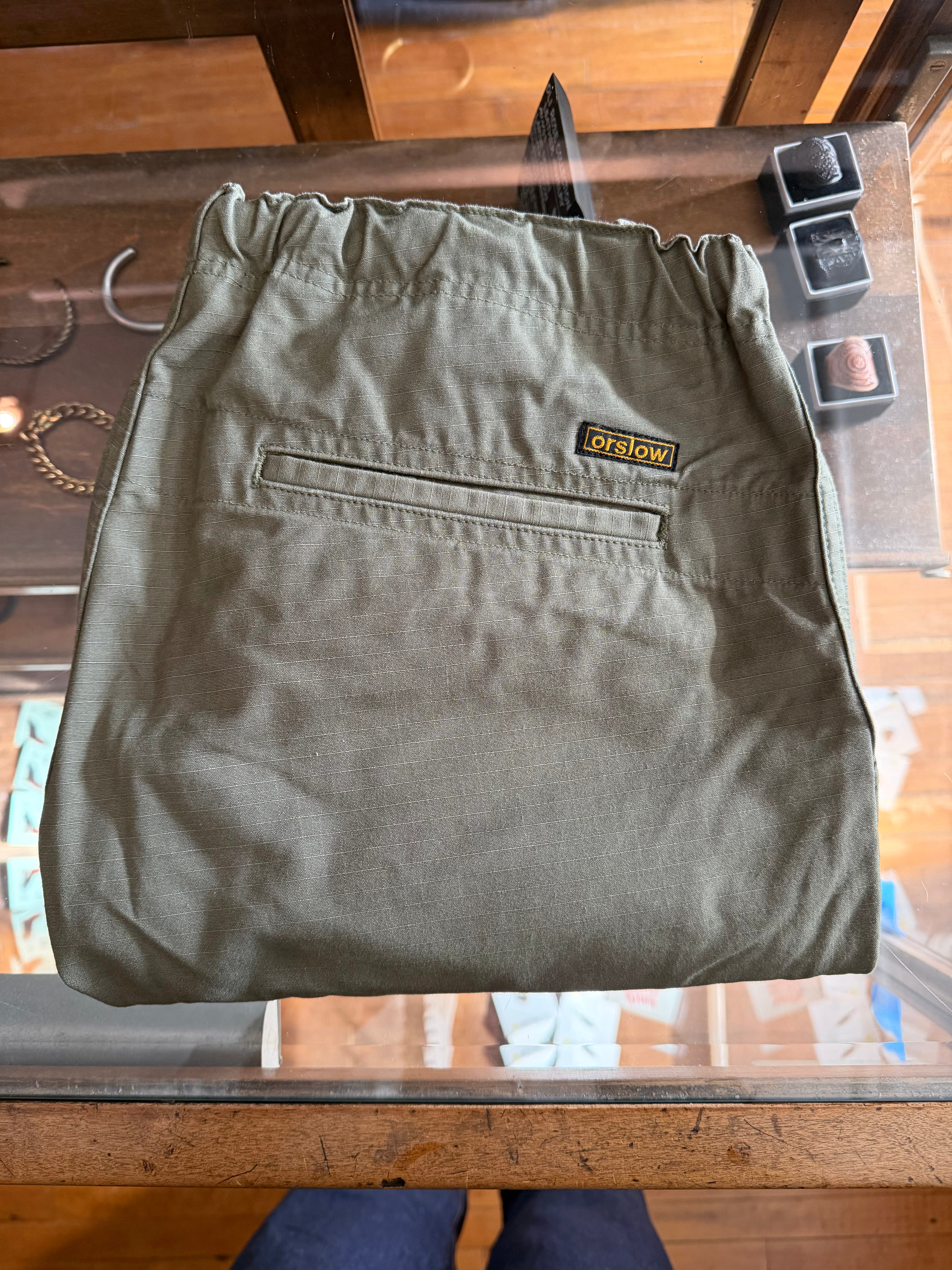 Gently Used orSlow New Yorker Shorts - Army Ripstop - 1
