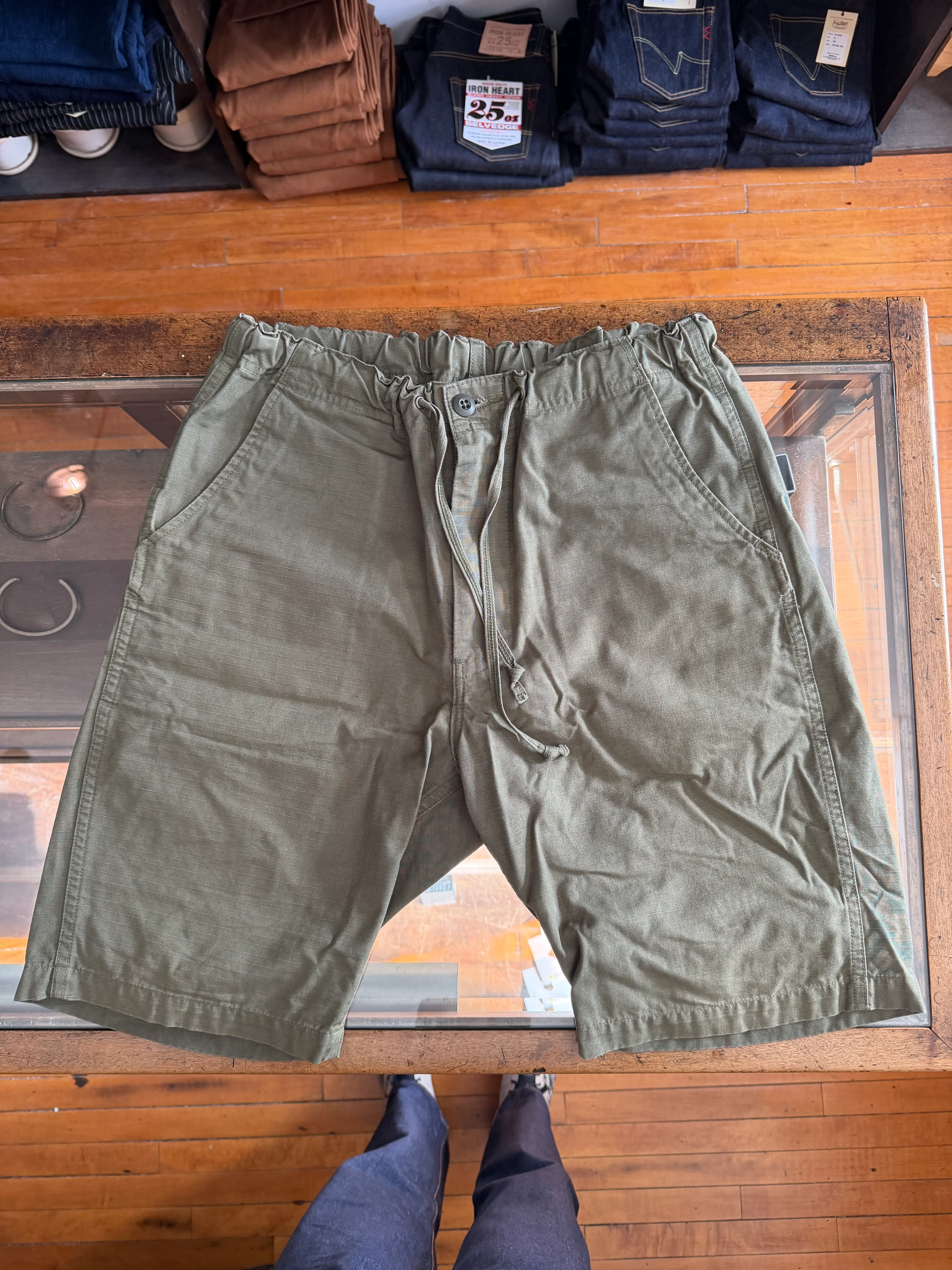 Gently Used orSlow New Yorker Shorts - Army Ripstop - 1 - Image 2