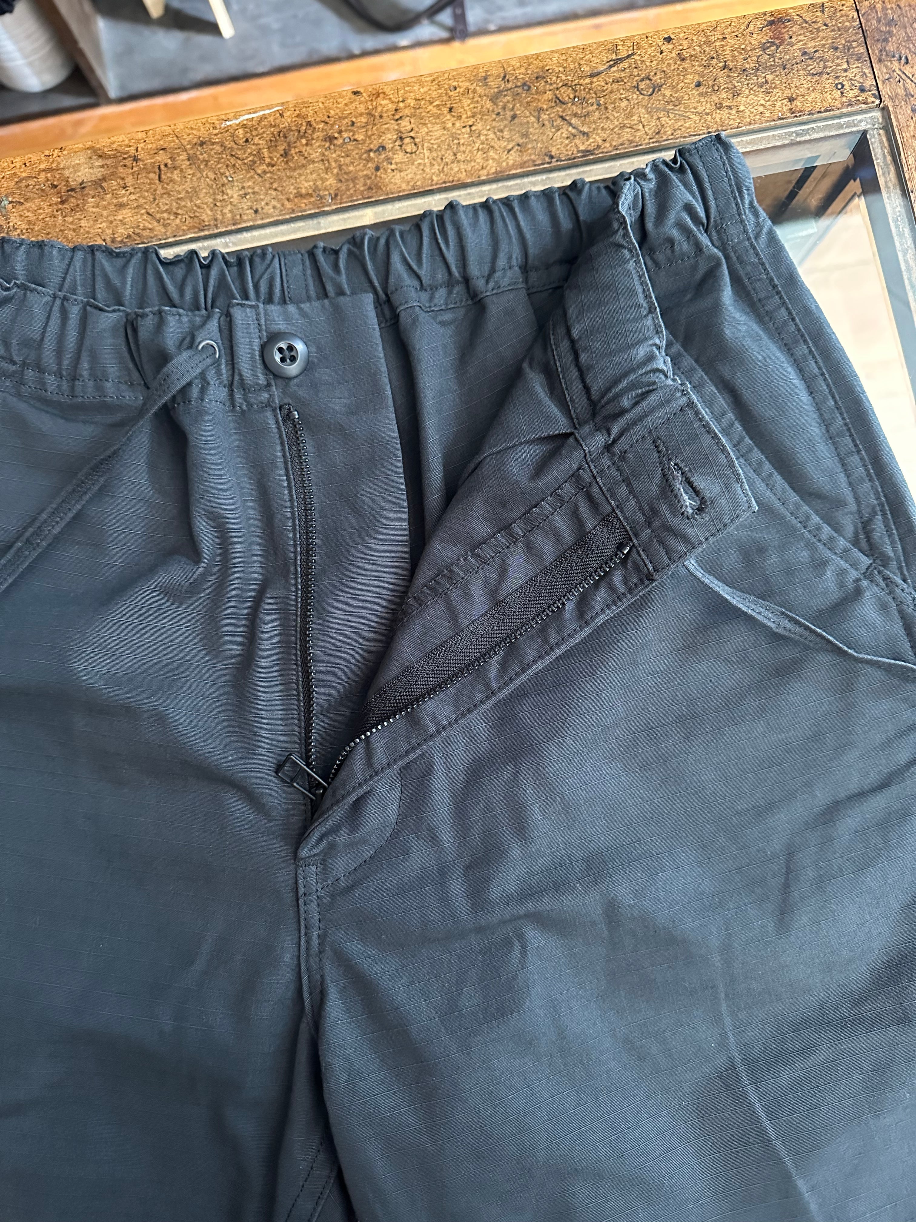 Gently Used orSlow New Yorker Shorts - Sumi Black Ripstop - 1 - Image 2