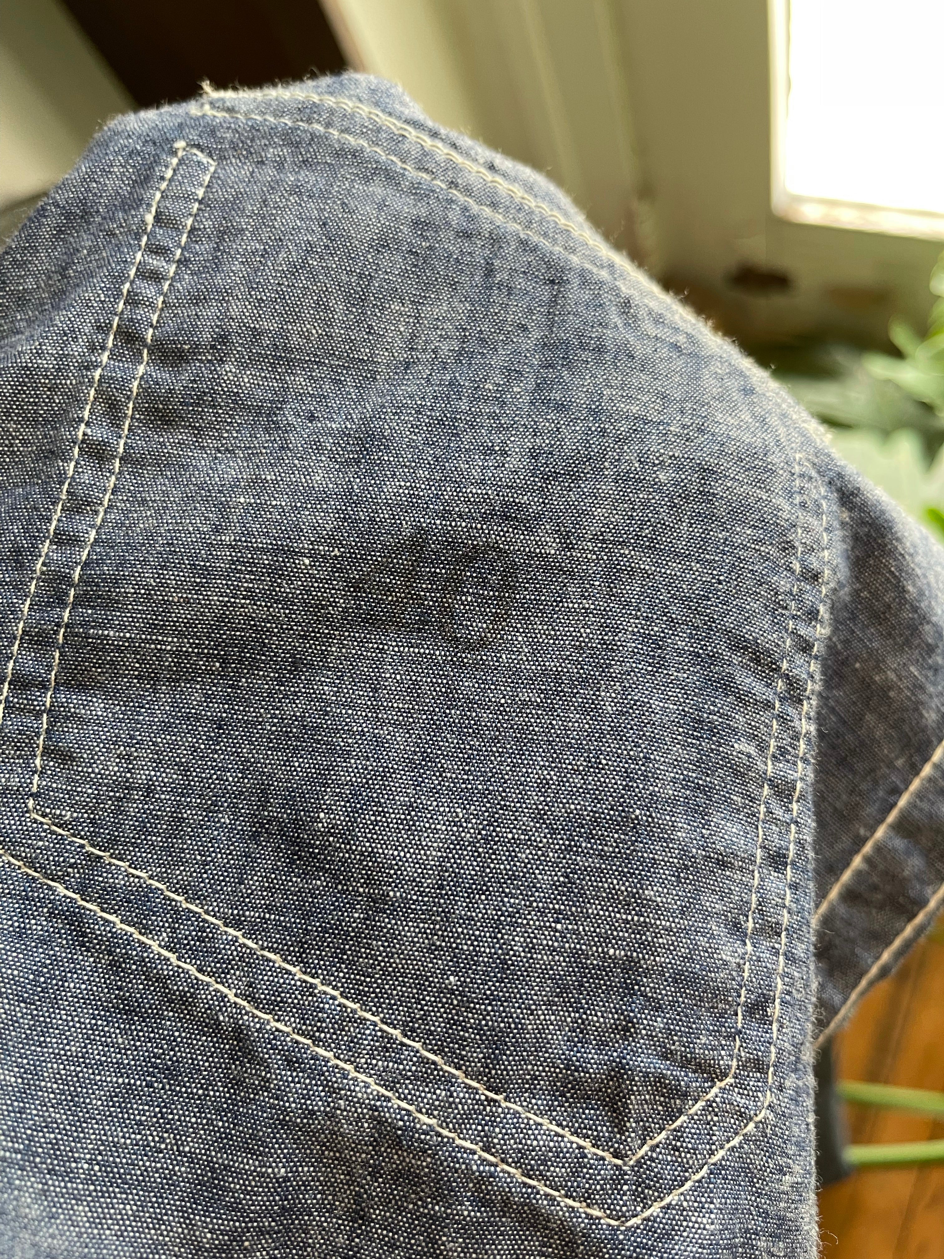 Gently Used TCB Ranchman Shirt - Chambray - Blue - 40 - Image 8
