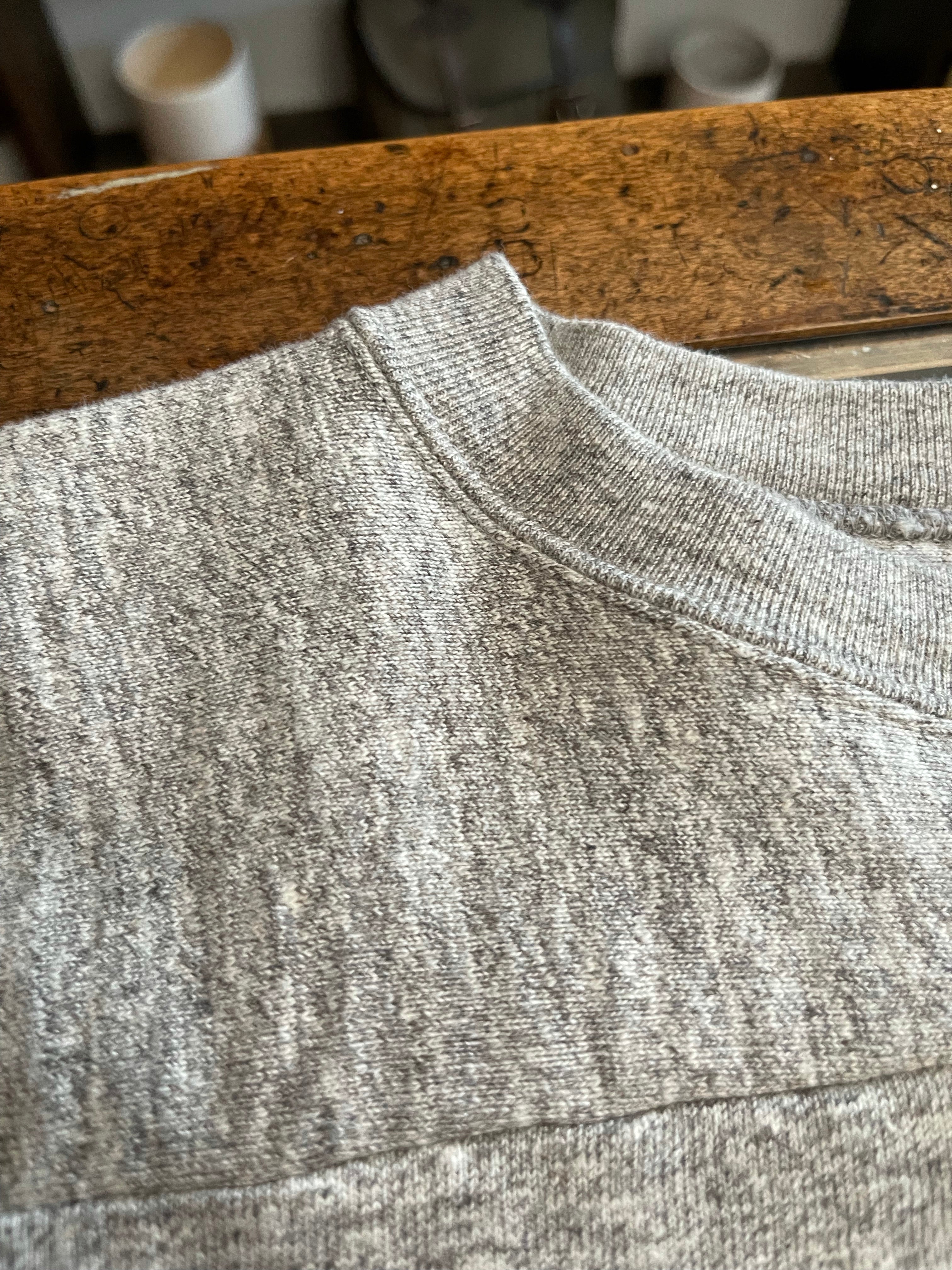 Gently Used Warehouse & Co. Football Tee 2-Pack - Heather Grey & Sumikuro - Image 3