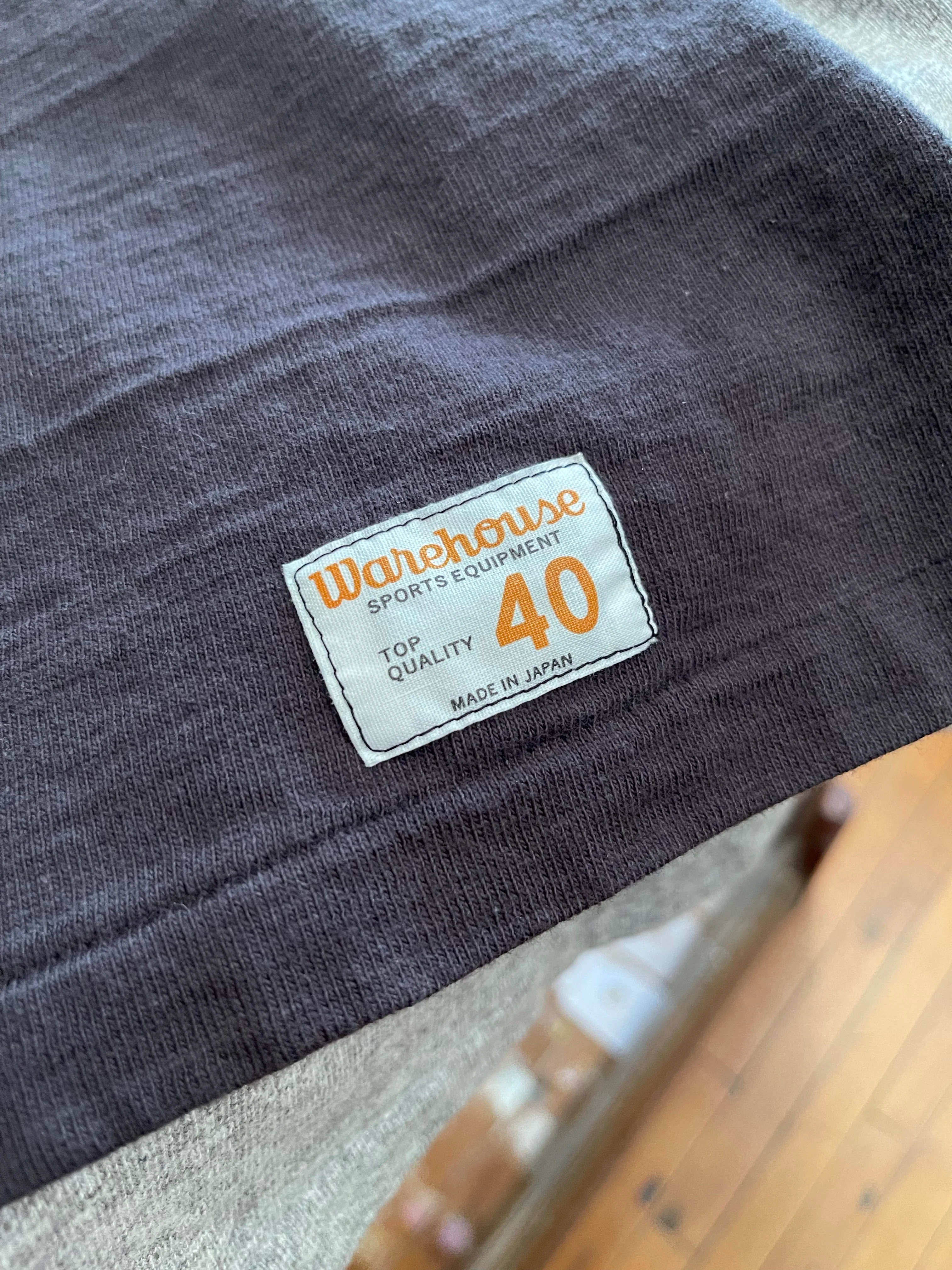 Gently Used Warehouse & Co. Football Tee 2-Pack - Heather Grey & Sumikuro - Image 6