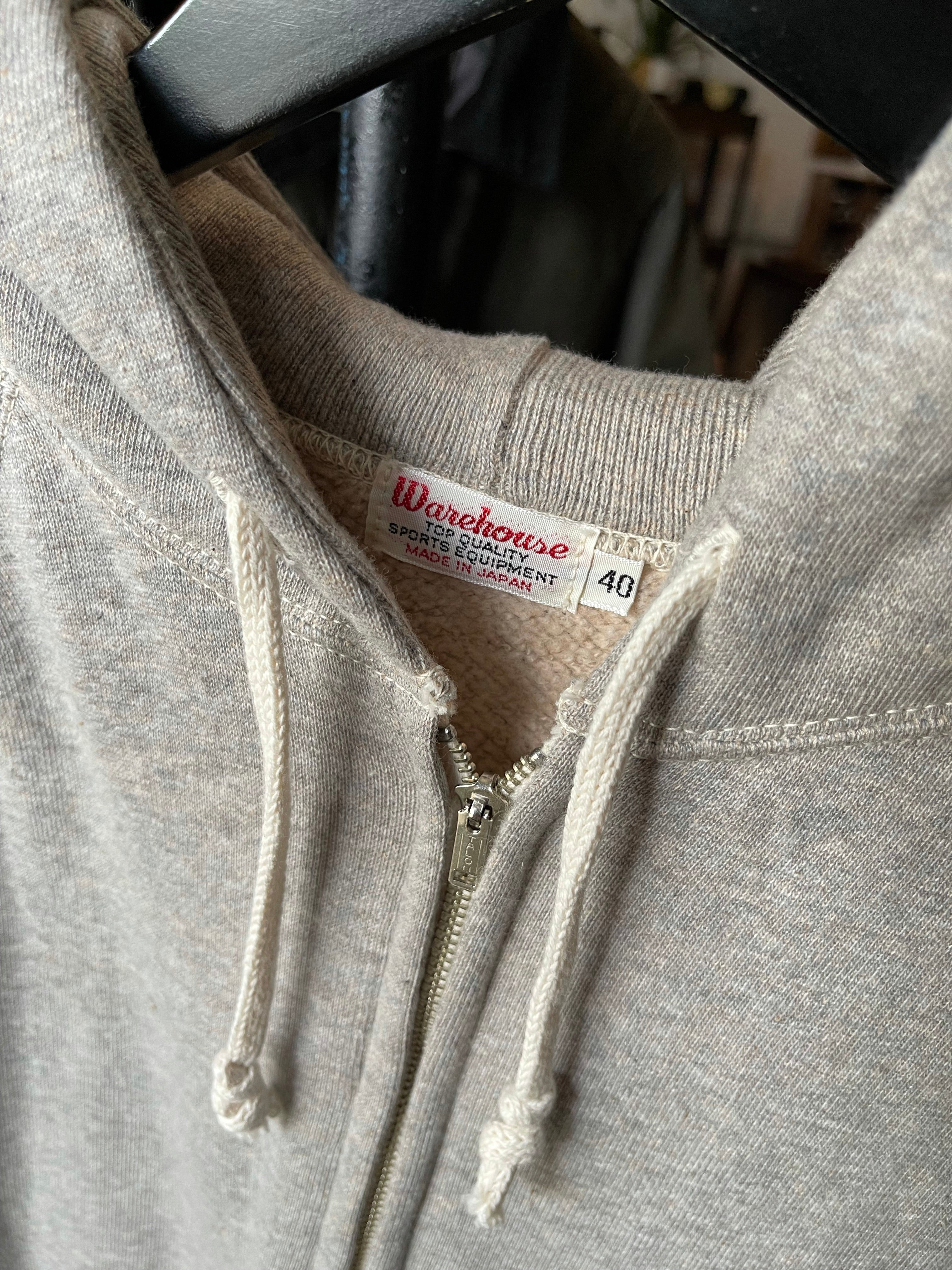 Gently Used Warehouse & Co. - Lot 451 - Loopwheel Full-Zip Hoodie - Heather Grey - 40 - Image 3