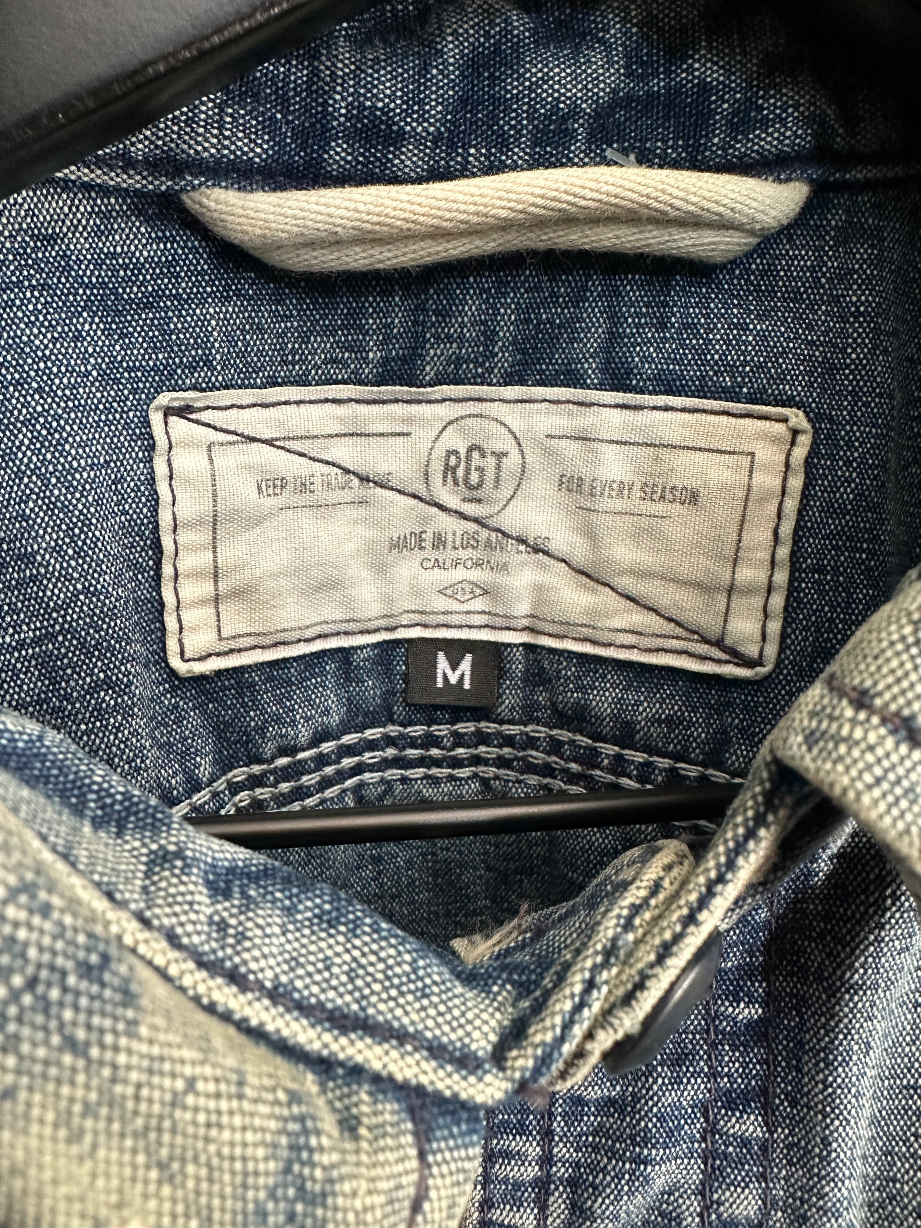 Gently Used - Washed Out ISC Work Shirt - Indigo - Image 2