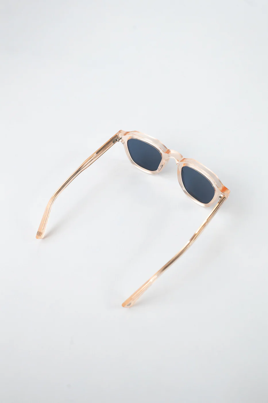 Geometric - SP-05 Sunglasses - Champagne, Navy - Image 4