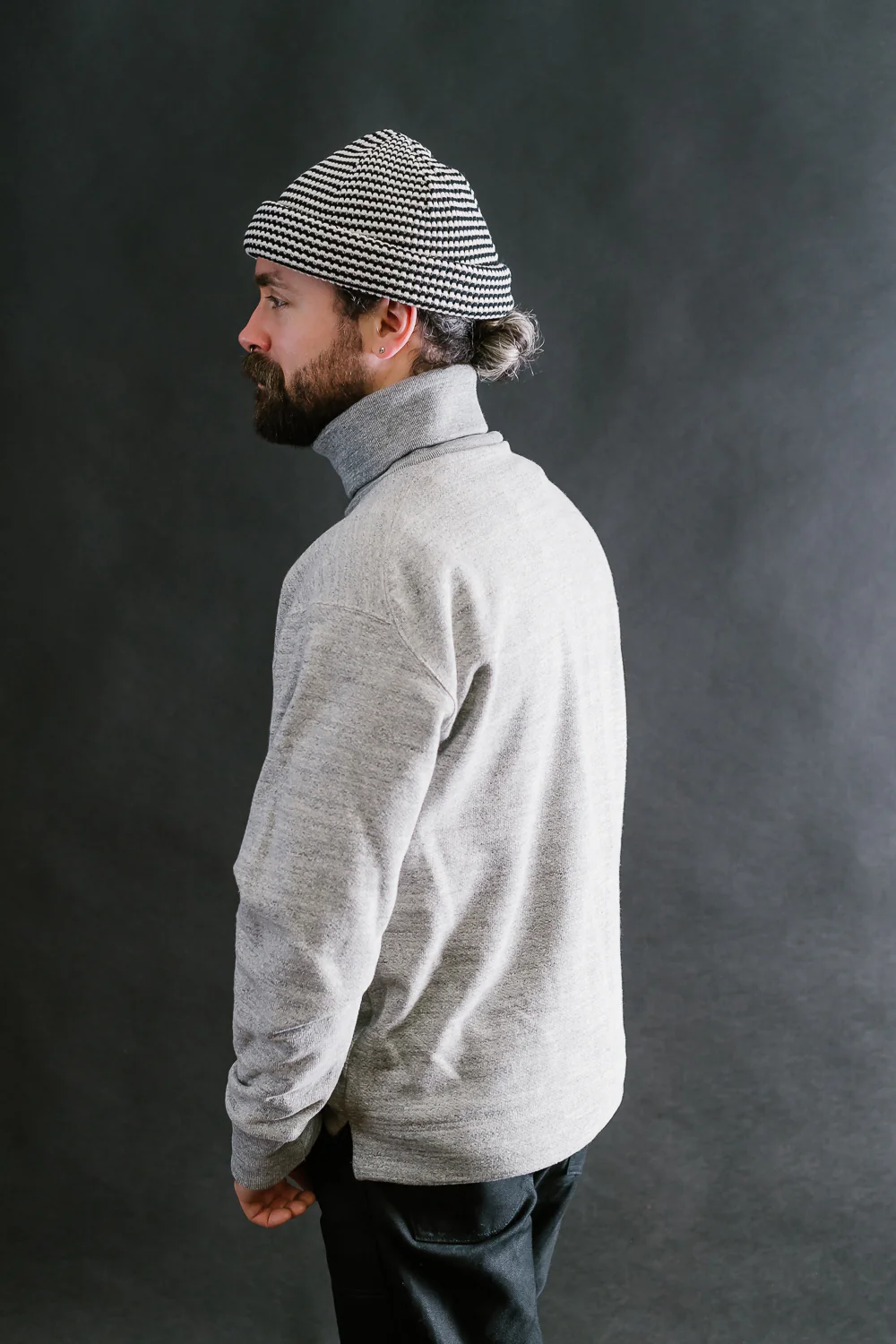 GG Sweat Highneck - 30 Heather Gray - Image 11