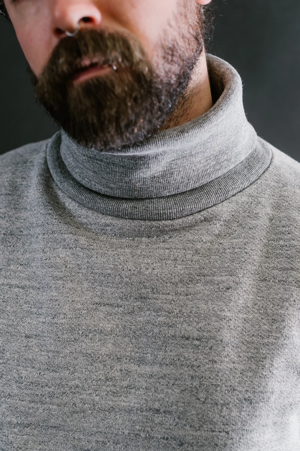 GG Sweat Highneck - 30 Heather Gray - Image 16