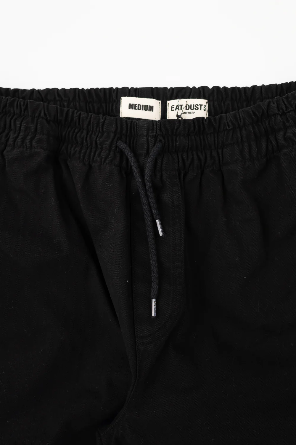 Gonz Pants Herringbone Cotton - Black - Image 3