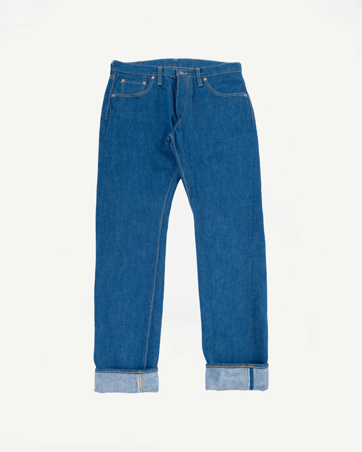 GRE-019 - 14oz Greencast Indigo Selvedge Jeans - Relaxed Tapered