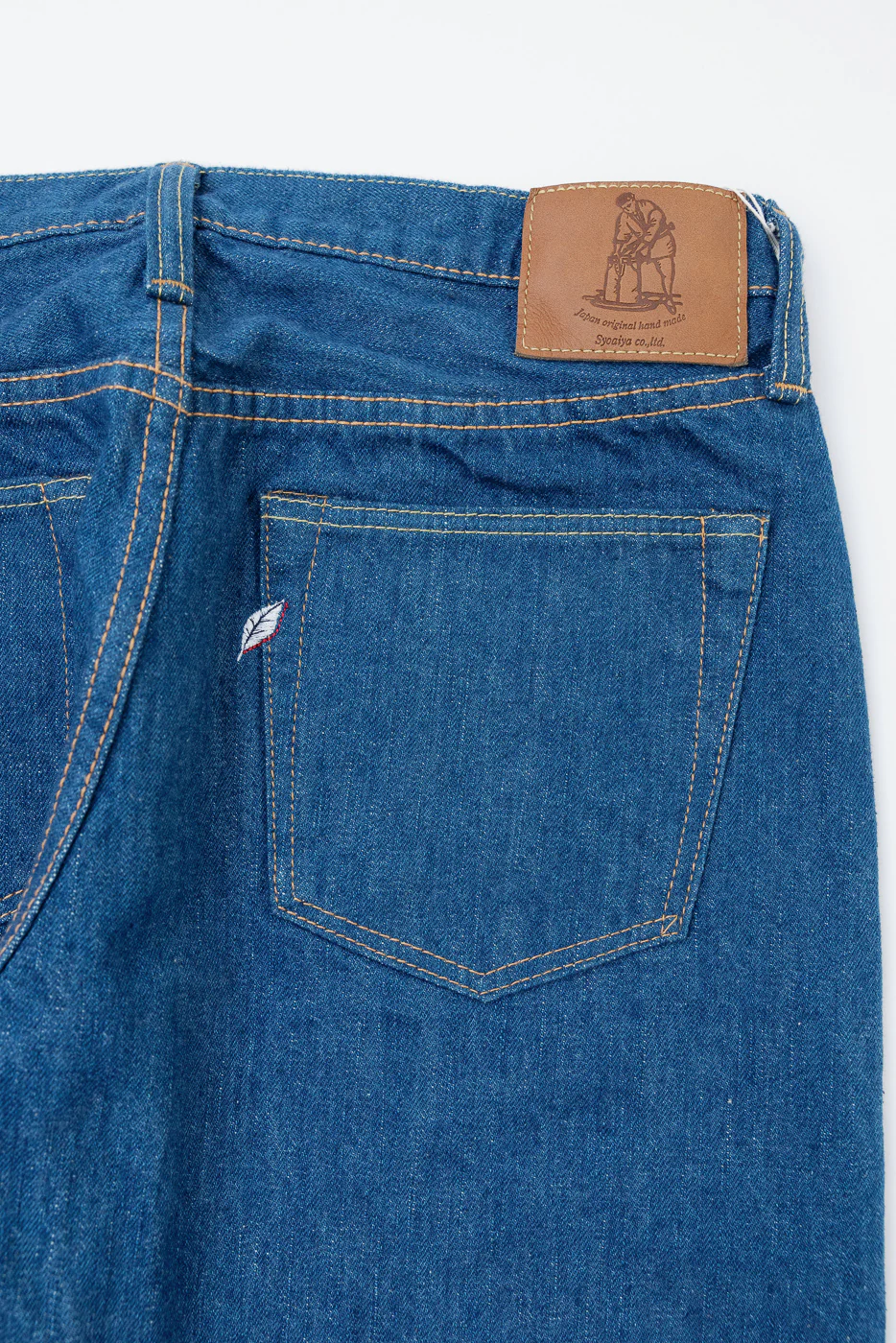 GRE-019 - 14oz Greencast Indigo Selvedge Jeans - Relaxed Tapered - Image 2