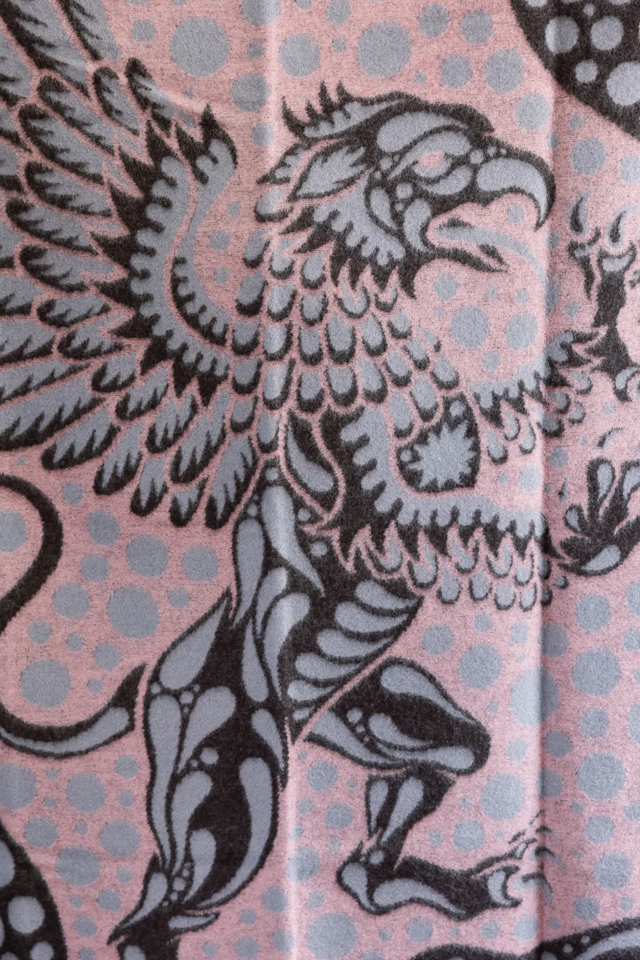 Gryphon Wings Blanket - Black, Blush - Image 7