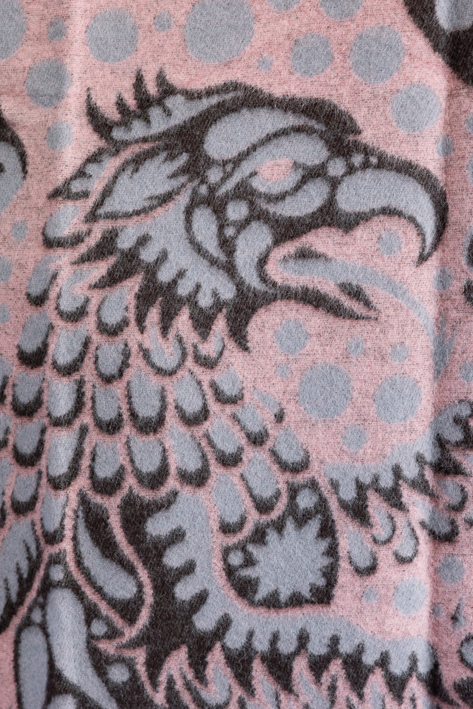 Gryphon Wings Blanket - Black, Blush - Image 8