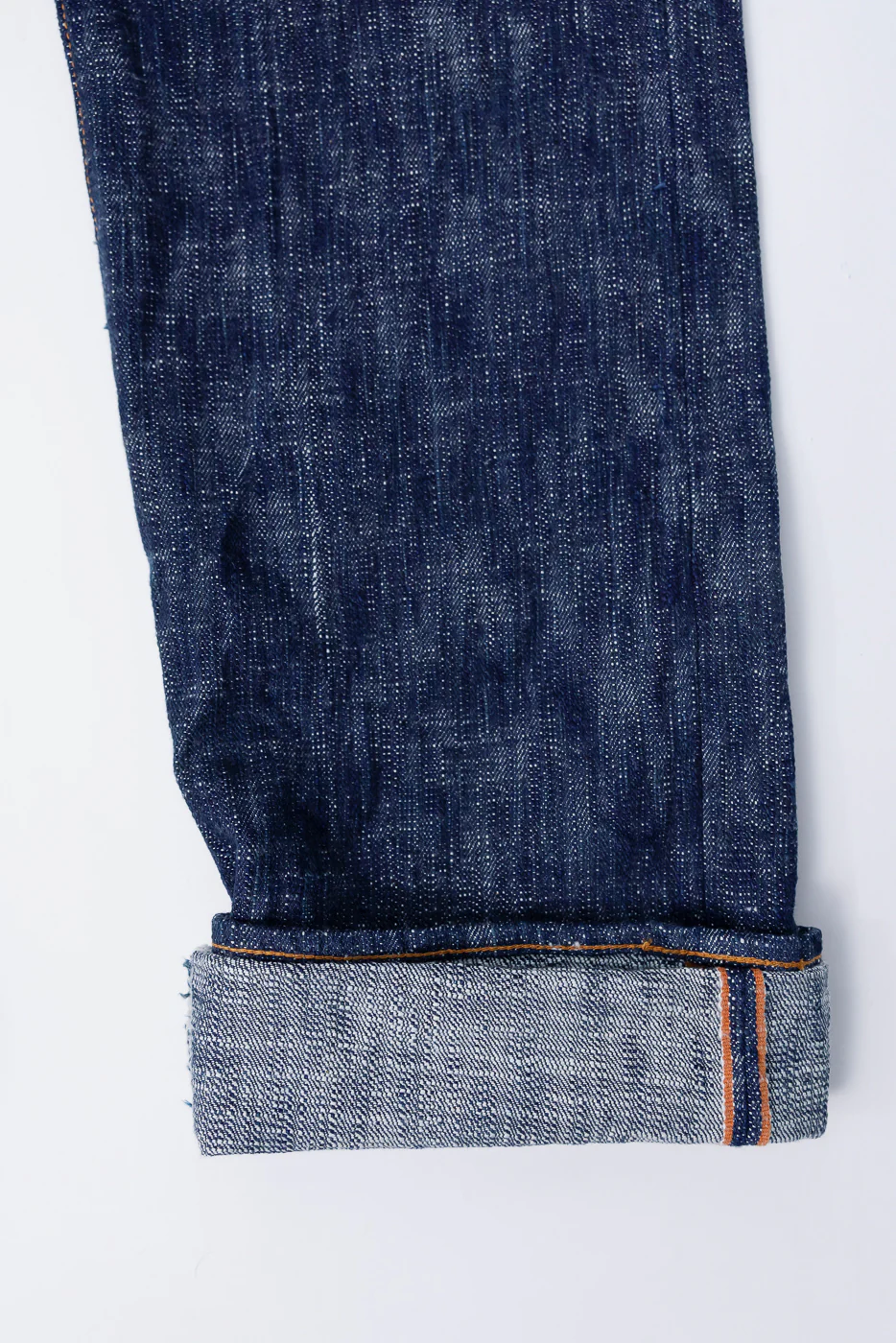 15oz Skein Dyed Slubby Green Indigo Selvedge Jeans - Slim Straight Fit - Image 4