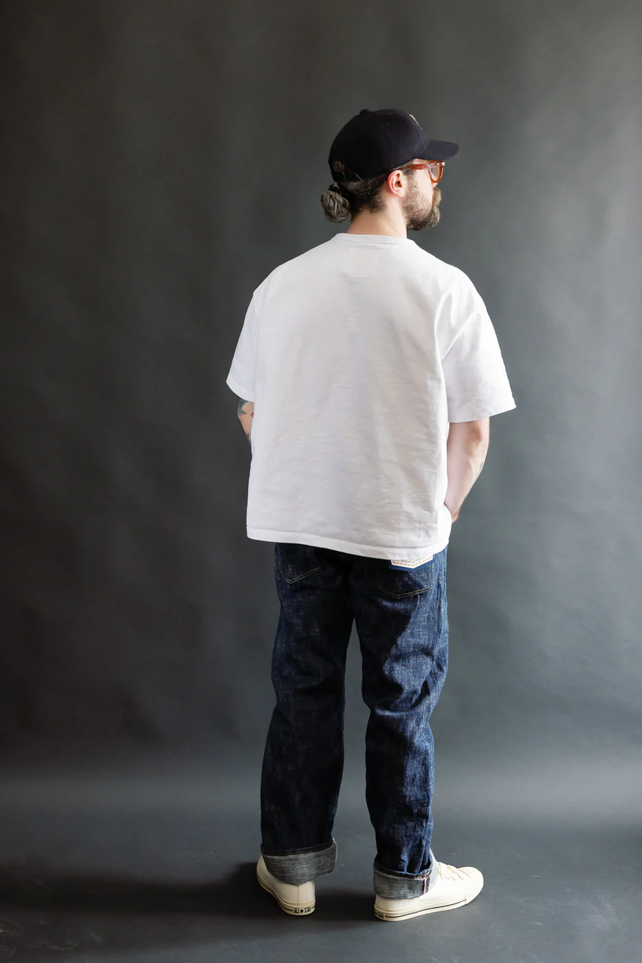 15oz Skein Dyed Slubby Green Indigo Selvedge Jeans - Slim Straight Fit - Image 9