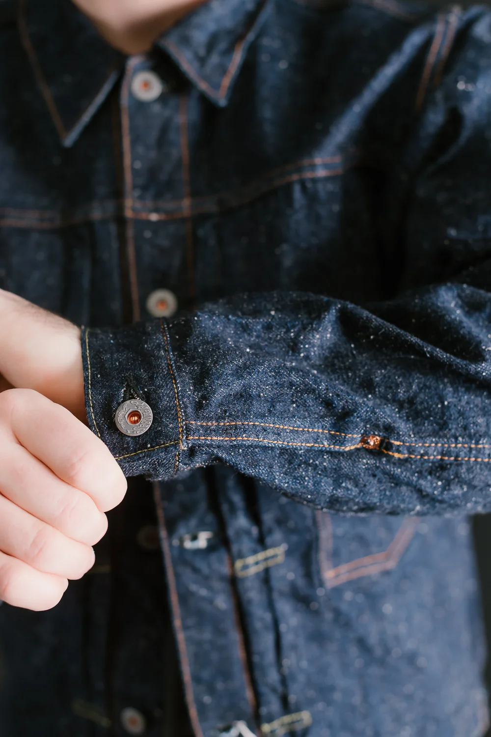 15oz Nep Yarn Type II Jacket - Indigo - Image 20