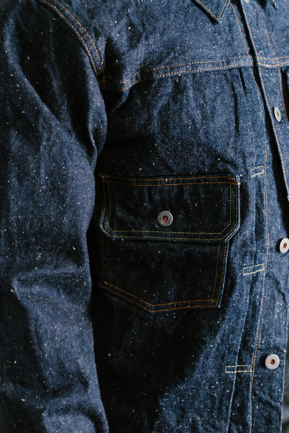 15oz Nep Yarn Type II Jacket - Indigo - Image 23