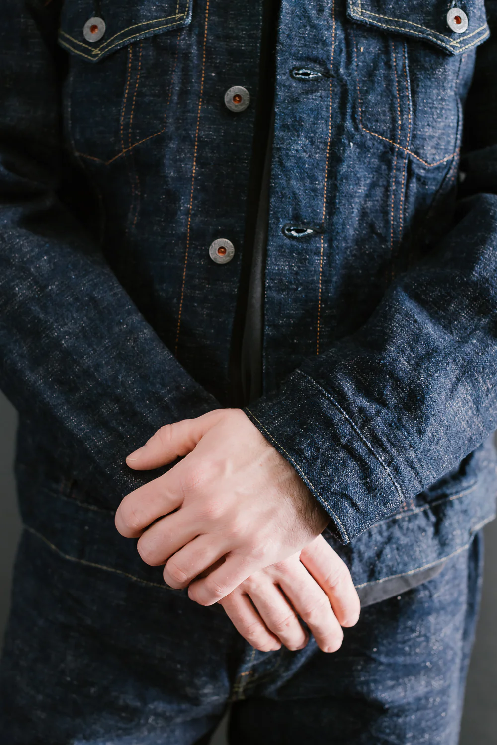 15oz Slub Yarn Type III Jacket - Indigo - Image 18