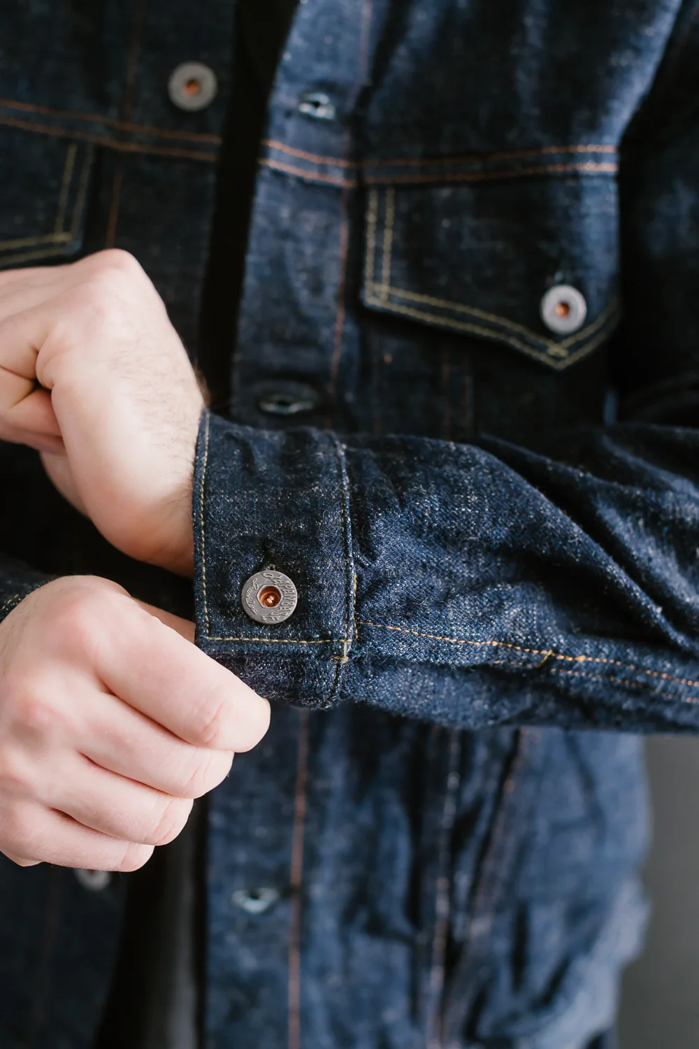 15oz Slub Yarn Type III Jacket - Indigo - Image 22