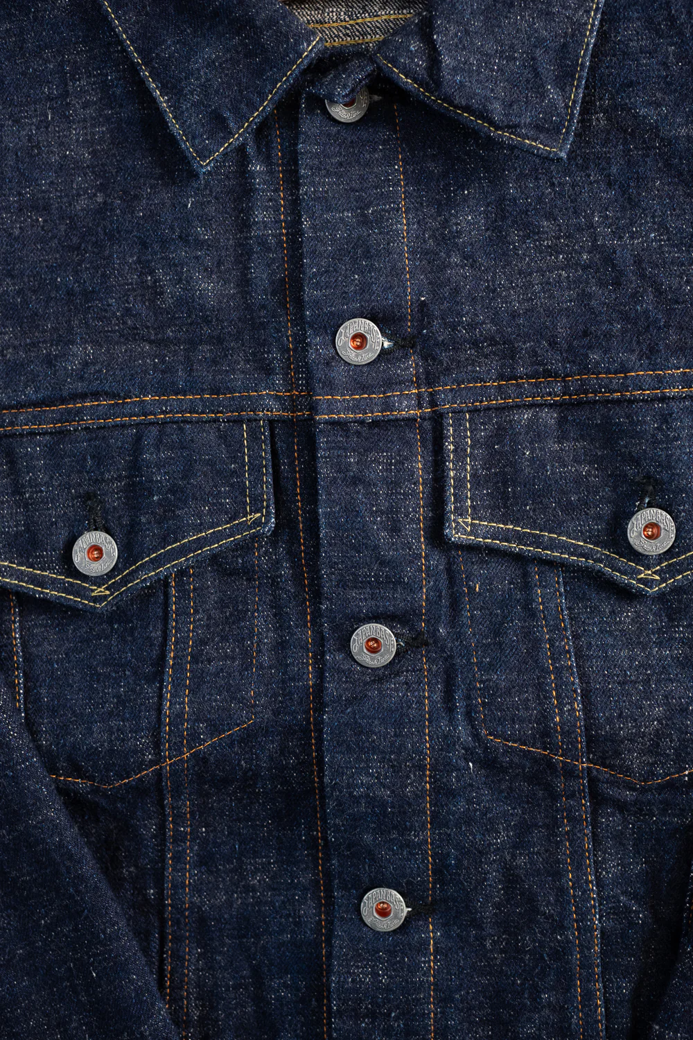 15oz Slub Yarn Type III Jacket - Indigo - Image 3