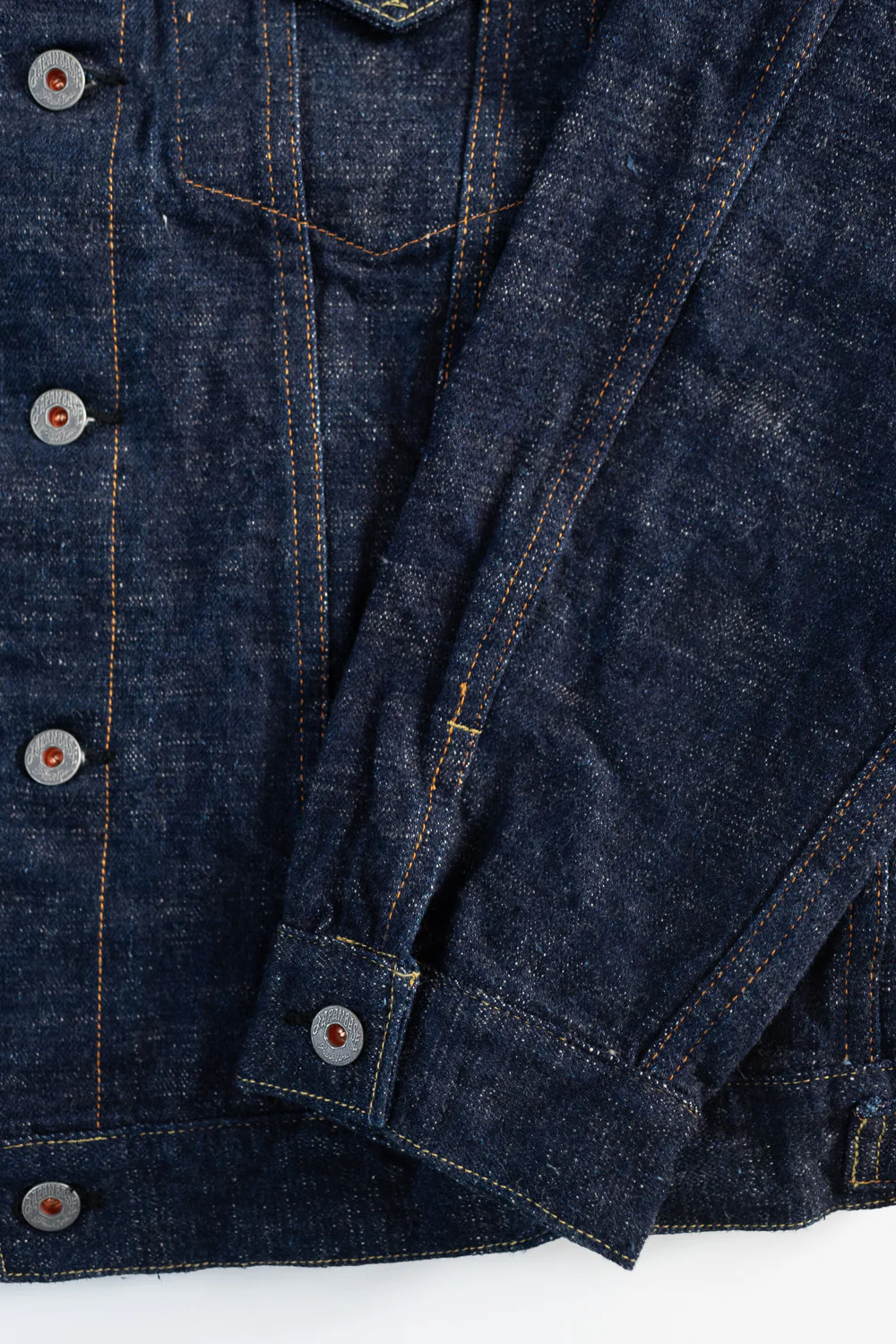 15oz Slub Yarn Type III Jacket - Indigo - Image 4