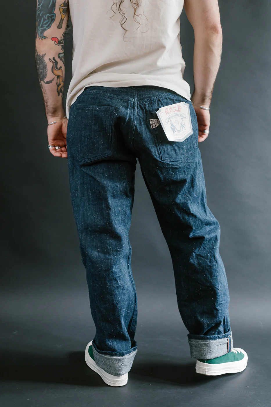 13oz Aizome Naturally Dyed Nep Selvedge Jeans - Heritage Straight - Image 13