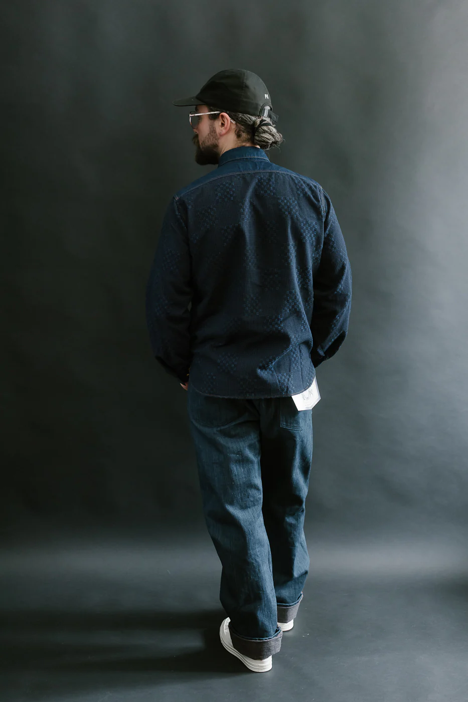 Lot 1 - 13oz Aizome x Persimmon Naturally Dyed Nep Selvedge Jeans - Heritage Straight - Image 10