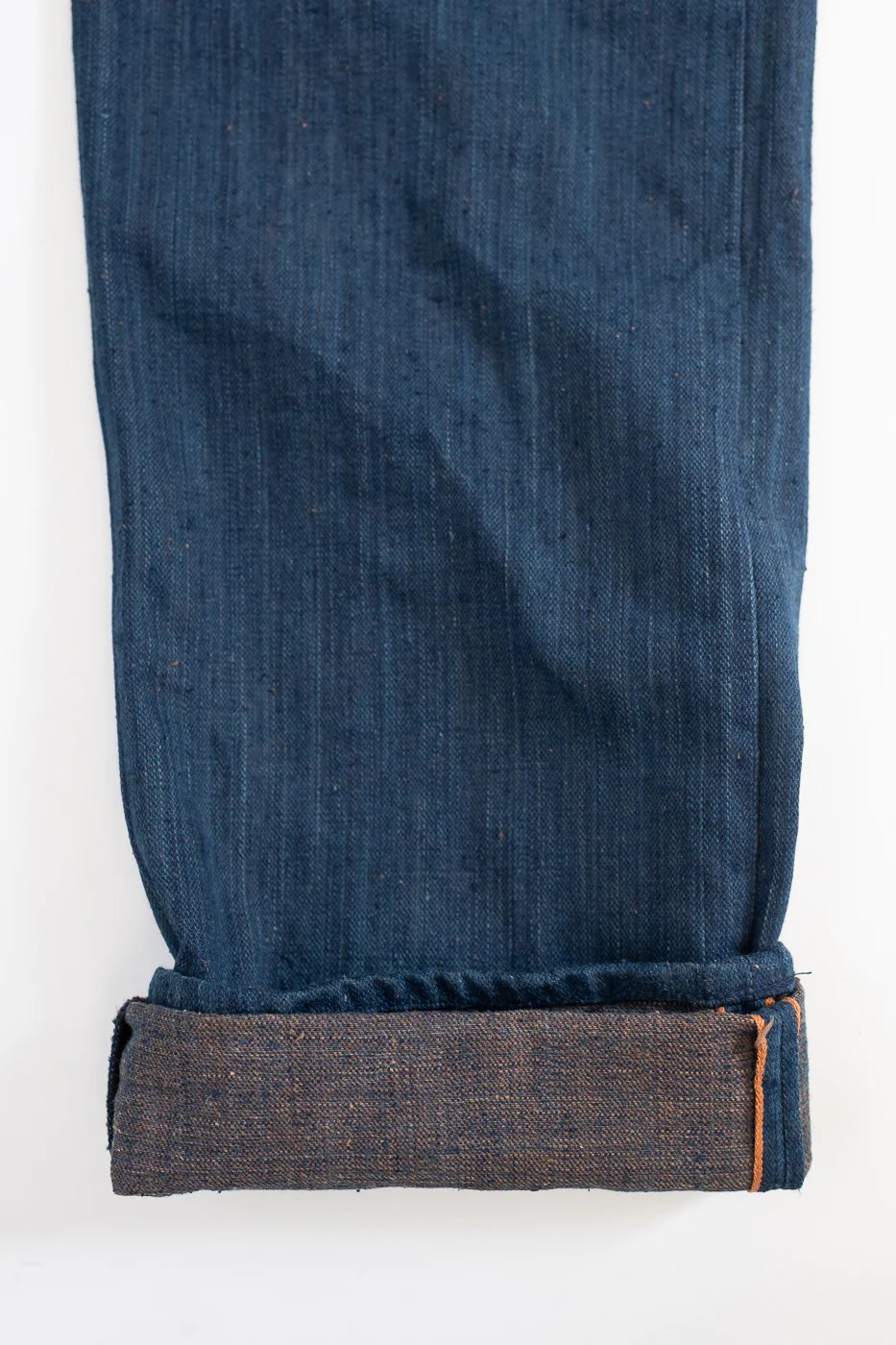 Lot 1 - 13oz Aizome x Persimmon Naturally Dyed Nep Selvedge Jeans - Heritage Straight - Image 5