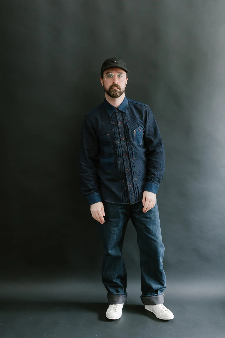 Lot 1 - 13oz Aizome x Persimmon Naturally Dyed Nep Selvedge Jeans - Heritage Straight - Image 8
