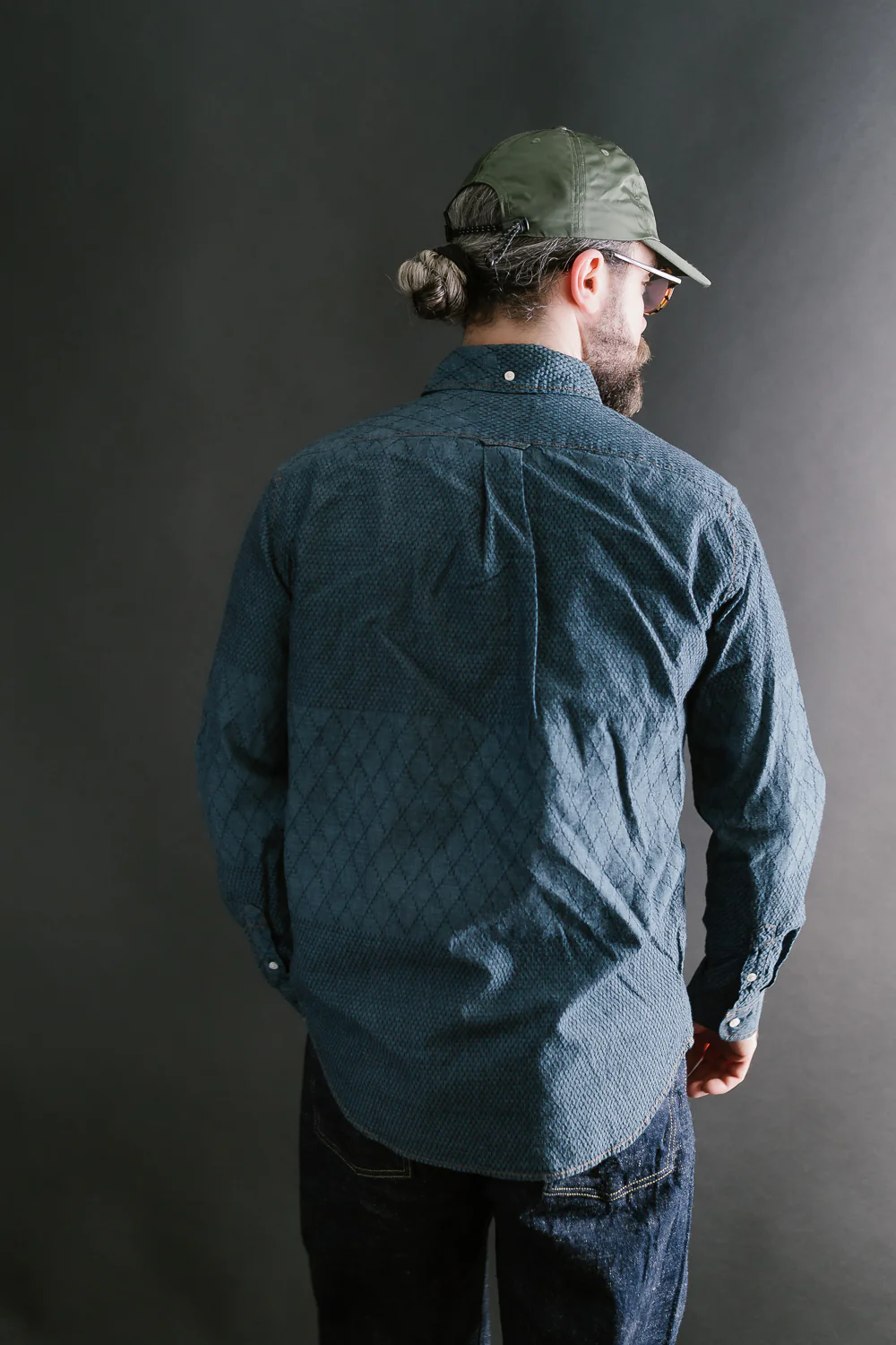 Standard Button Down Long Sleeve Shirt - Kendo Blue - Image 12