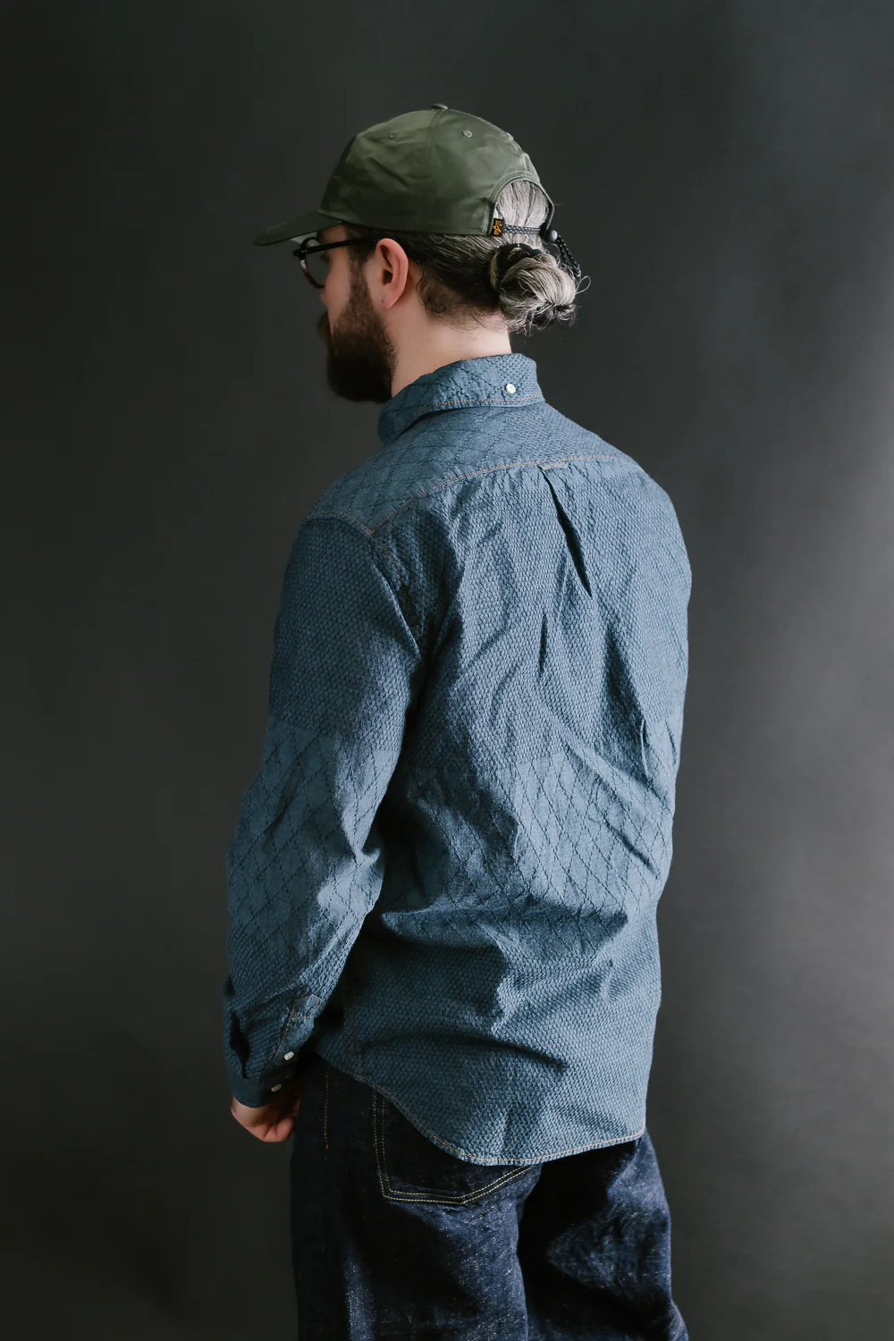 Standard Button Down Long Sleeve Shirt - Kendo Blue - Image 13