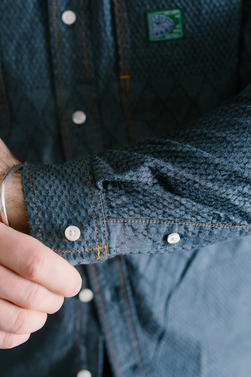 Standard Button Down Long Sleeve Shirt - Kendo Blue - Image 17