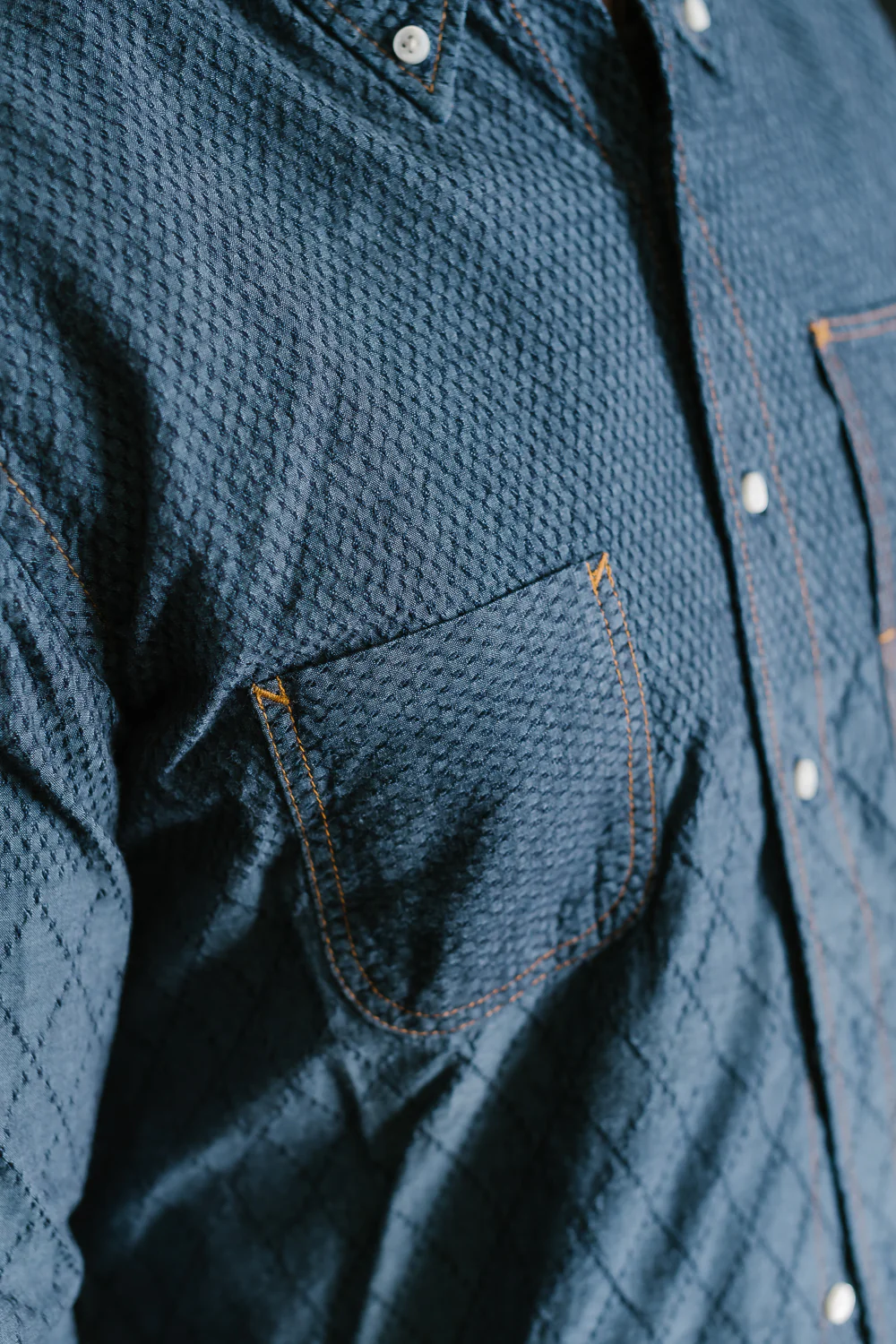 Standard Button Down Long Sleeve Shirt - Kendo Blue - Image 20