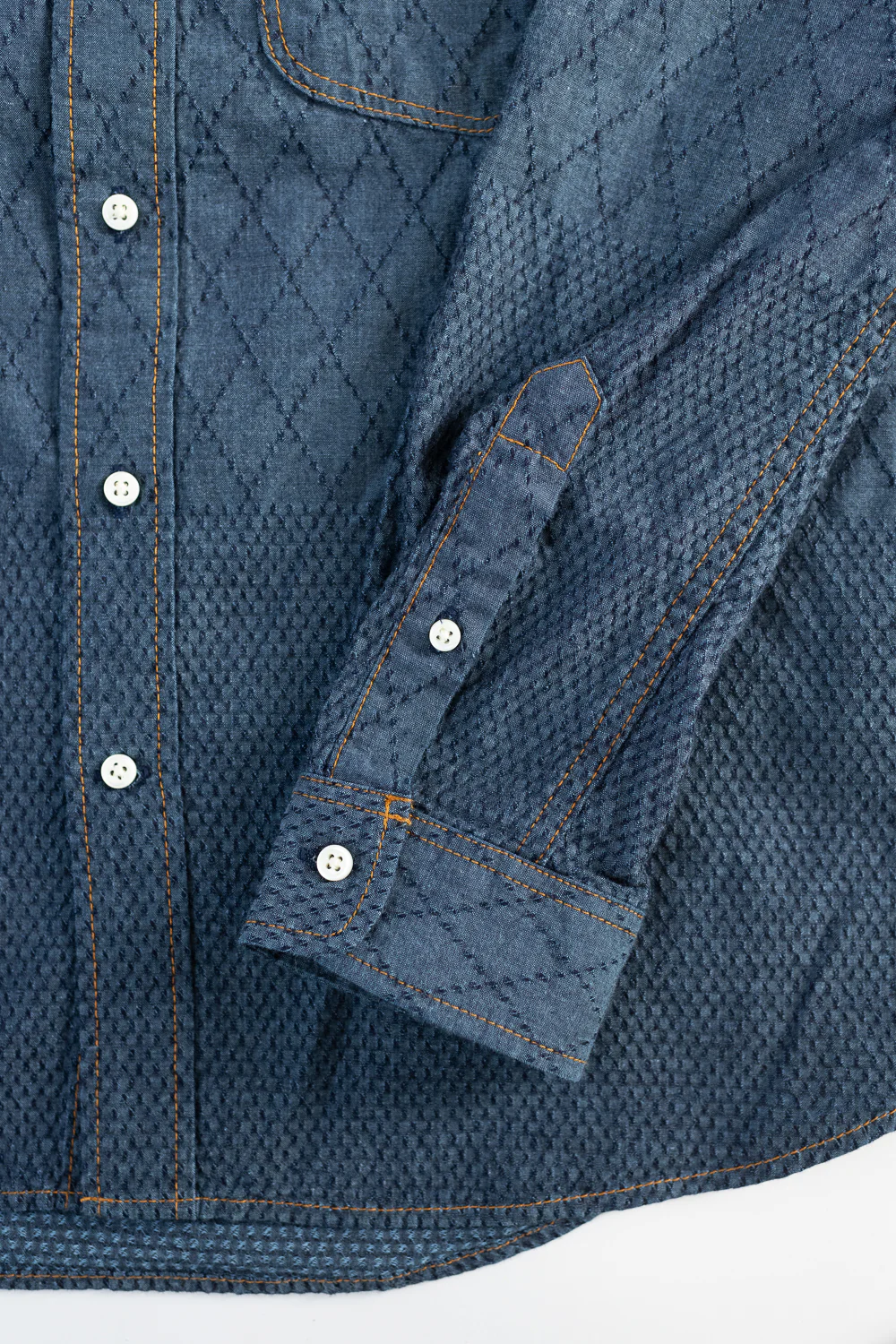 Standard Button Down Long Sleeve Shirt - Kendo Blue - Image 4