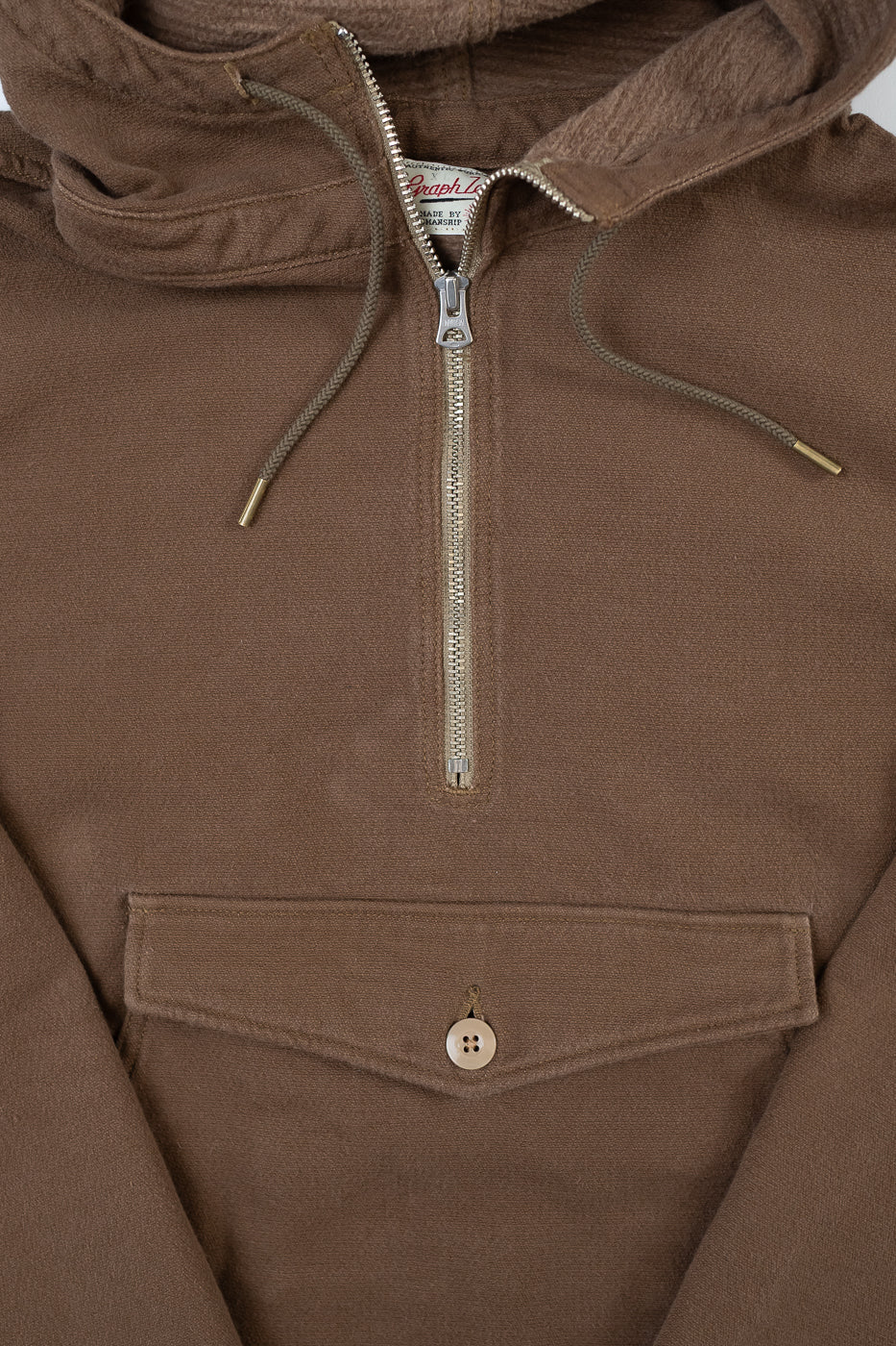 Heavy Duty Salvage Hoodie - Khaki - Image 3