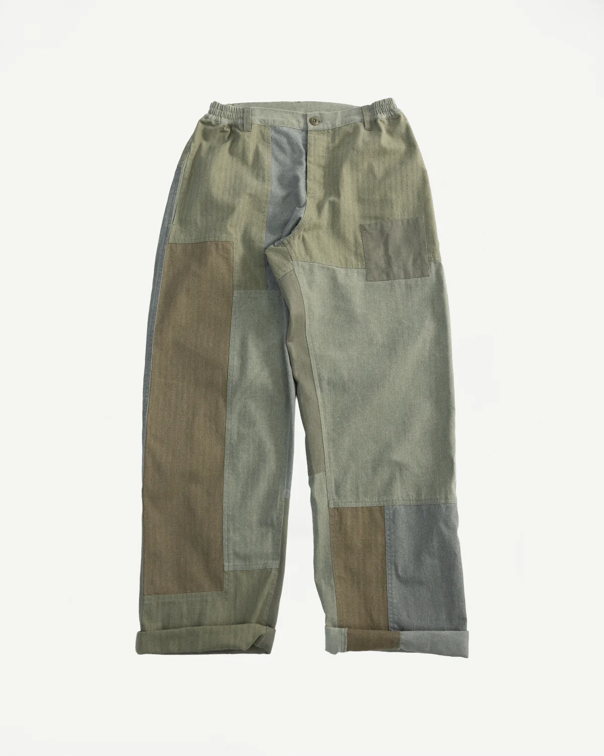 Harvest Pant - Patchwork Olive