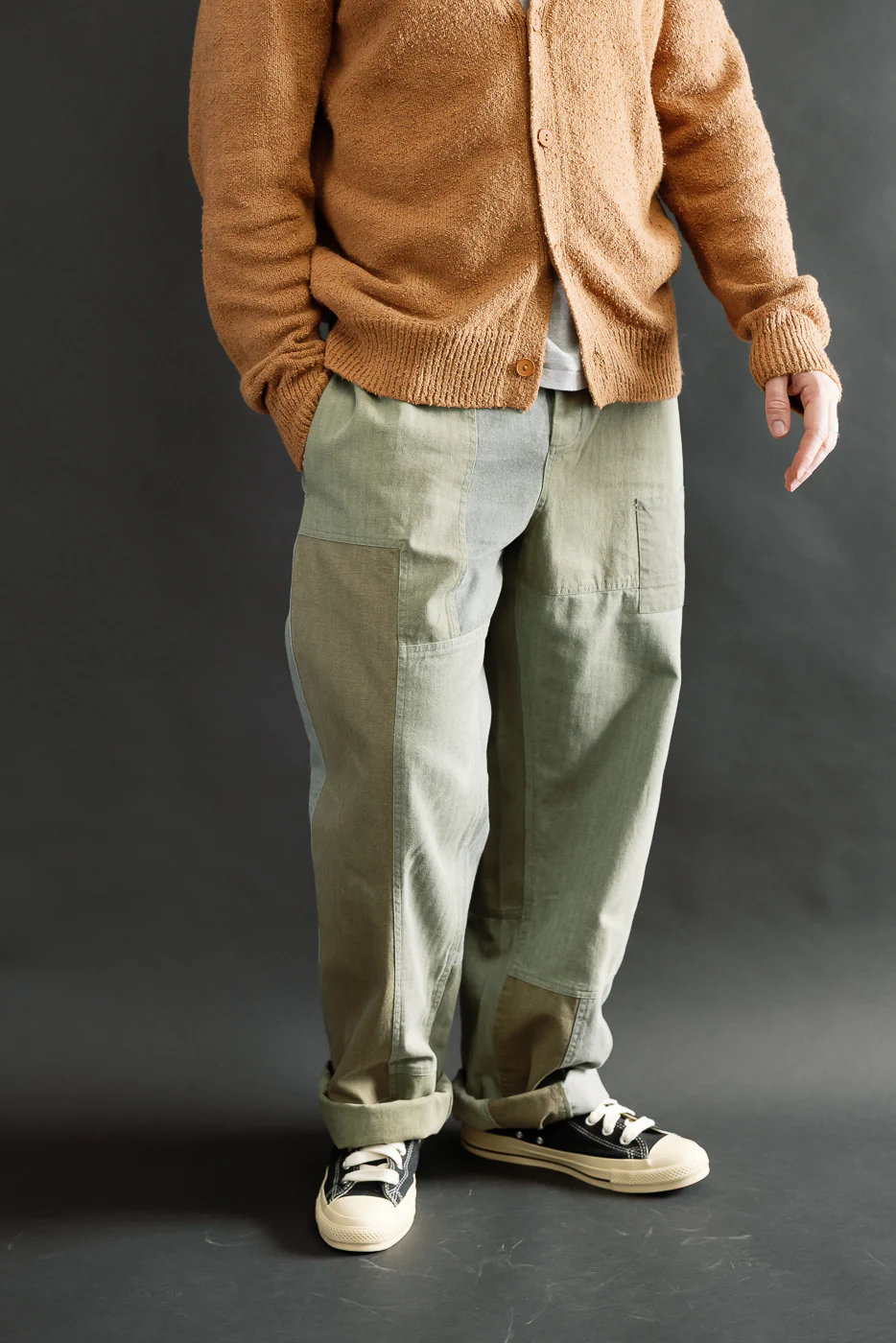Harvest Pant - Patchwork Olive - Image 11