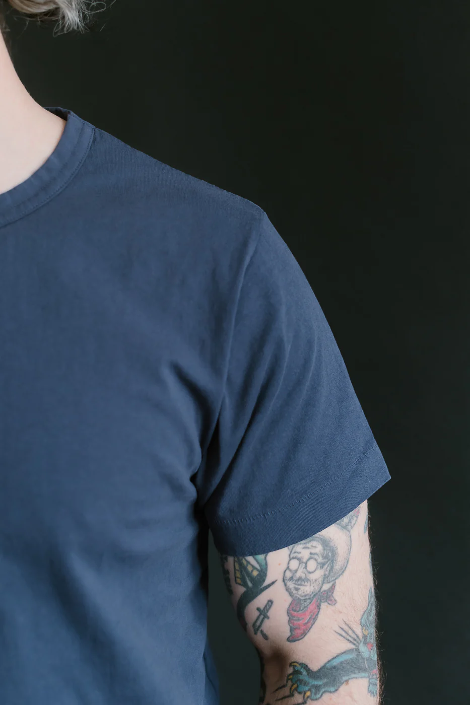 Heavy Duty T-Shirt - Navy - Image 15