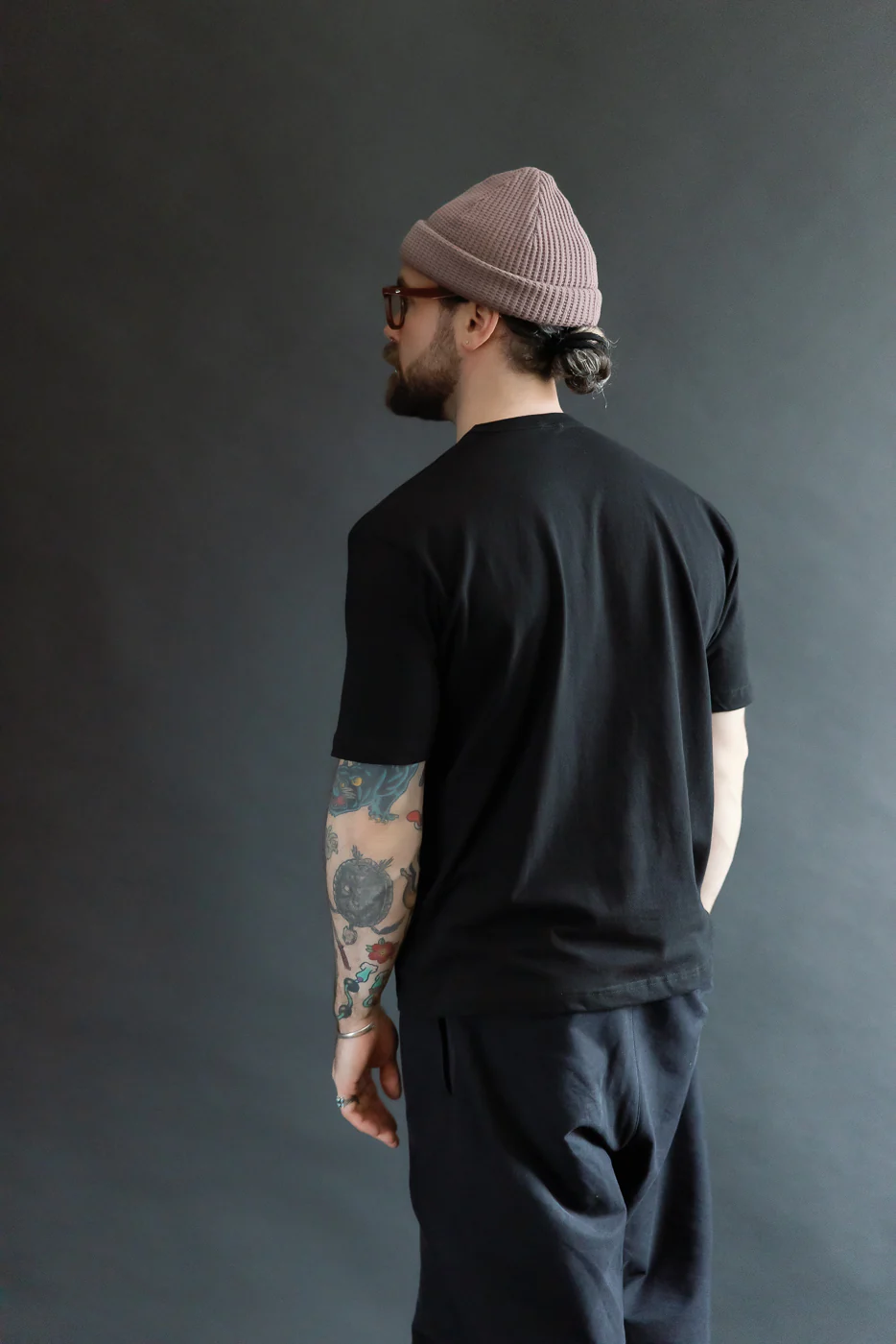 Heavyweight Boxy T-Shirt - Black - Image 10