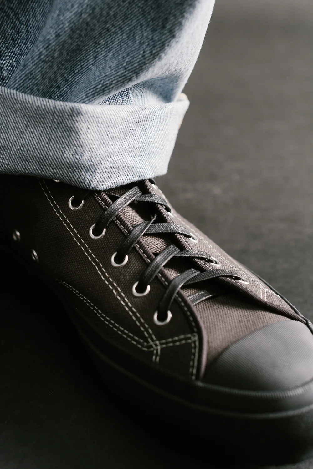 Hi Basket Sneaker - Charcoal - Image 17