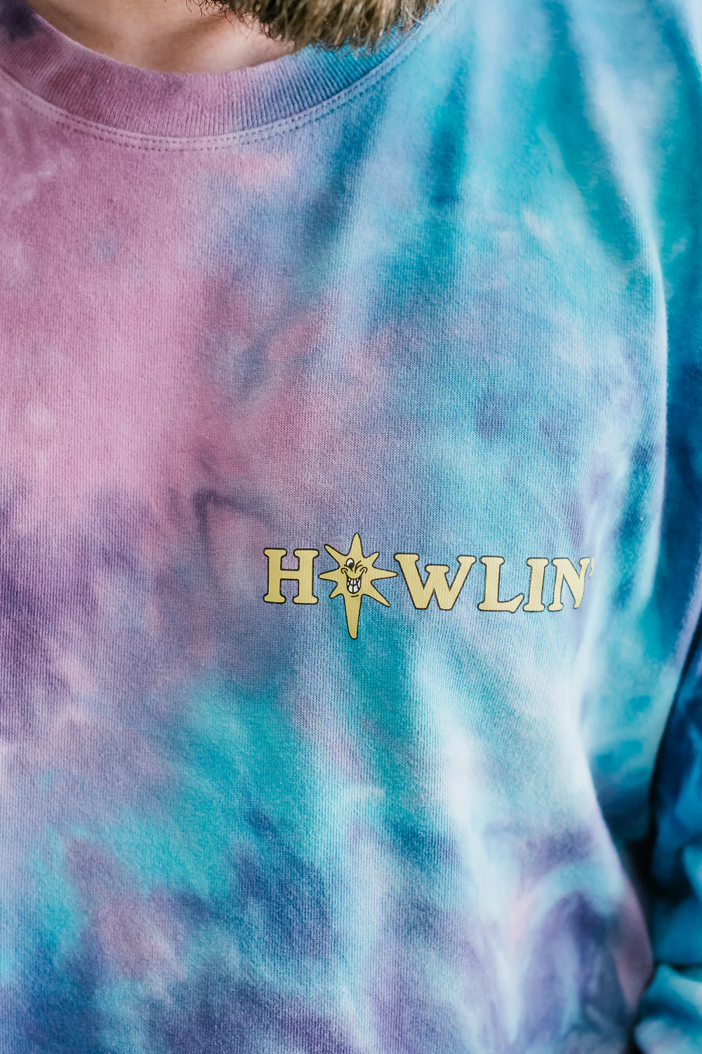 Howlin' Tie Dye T-Shirt Long Sleeve - Night Mix - Image 17