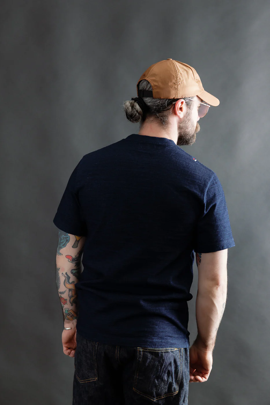 Shinkai Heavy T-Shirt - Indigo Dye - Image 11