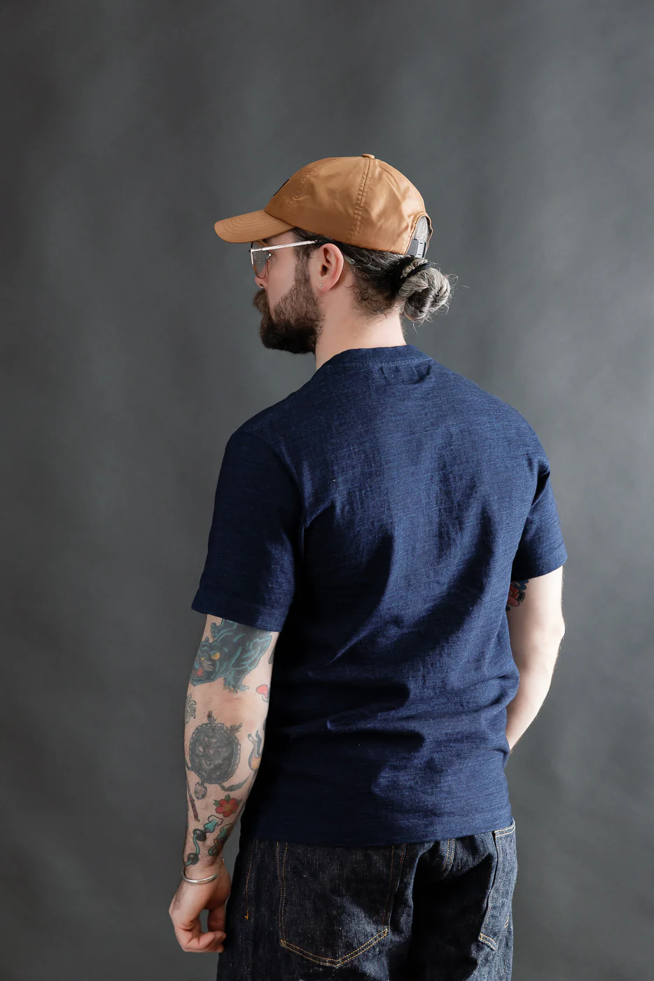 Shinkai Heavy T-Shirt - Indigo Dye - Image 12