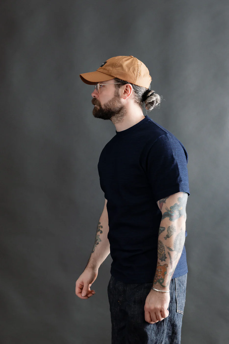 Shinkai Heavy T-Shirt - Indigo Dye - Image 13