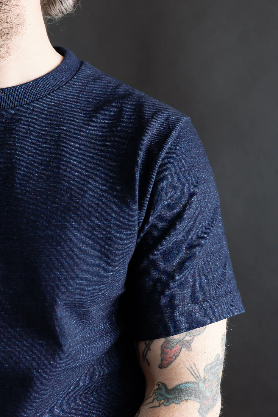 Shinkai Heavy T-Shirt - Indigo Dye - Image 15