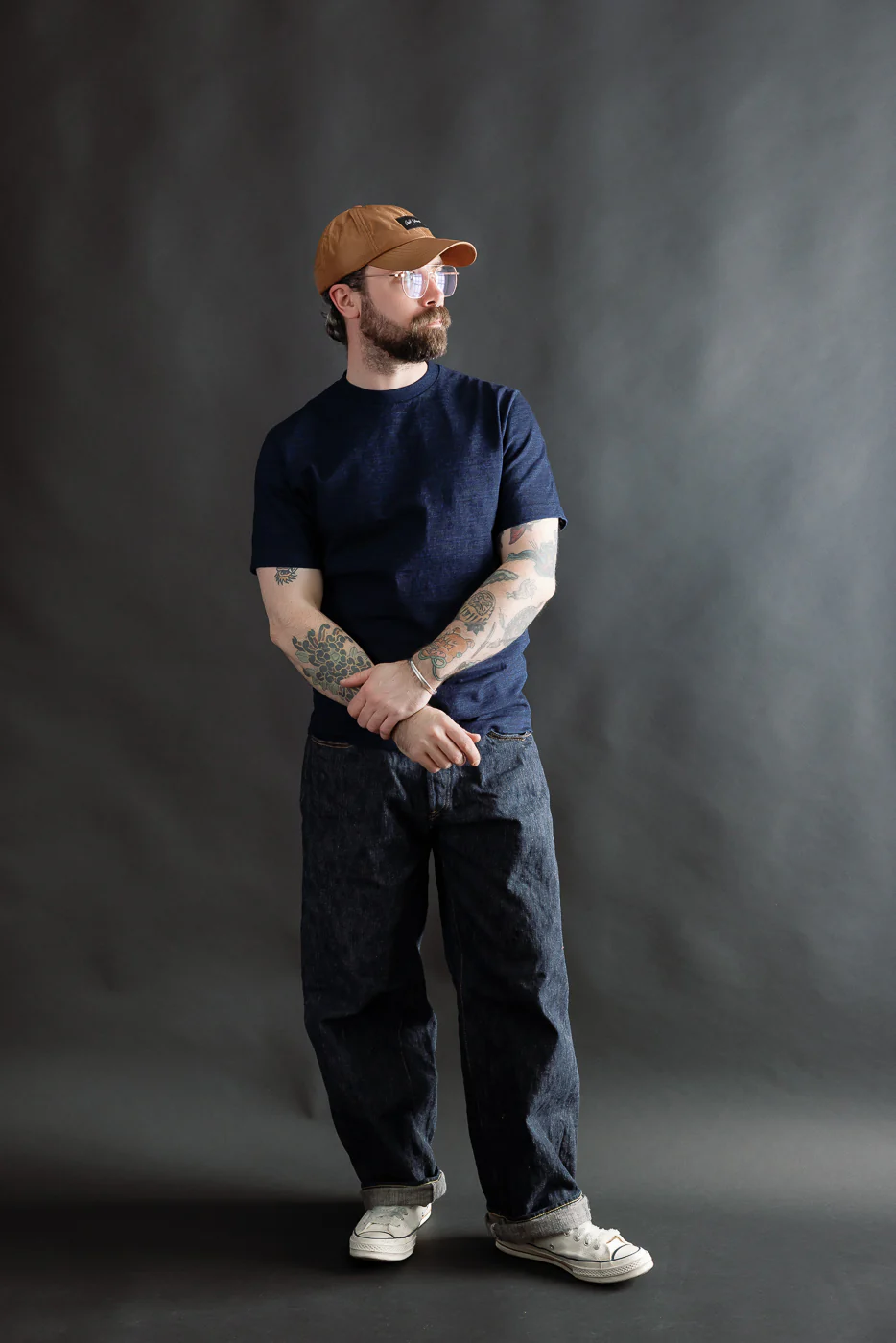 Shinkai Heavy T-Shirt - Indigo Dye - Image 6