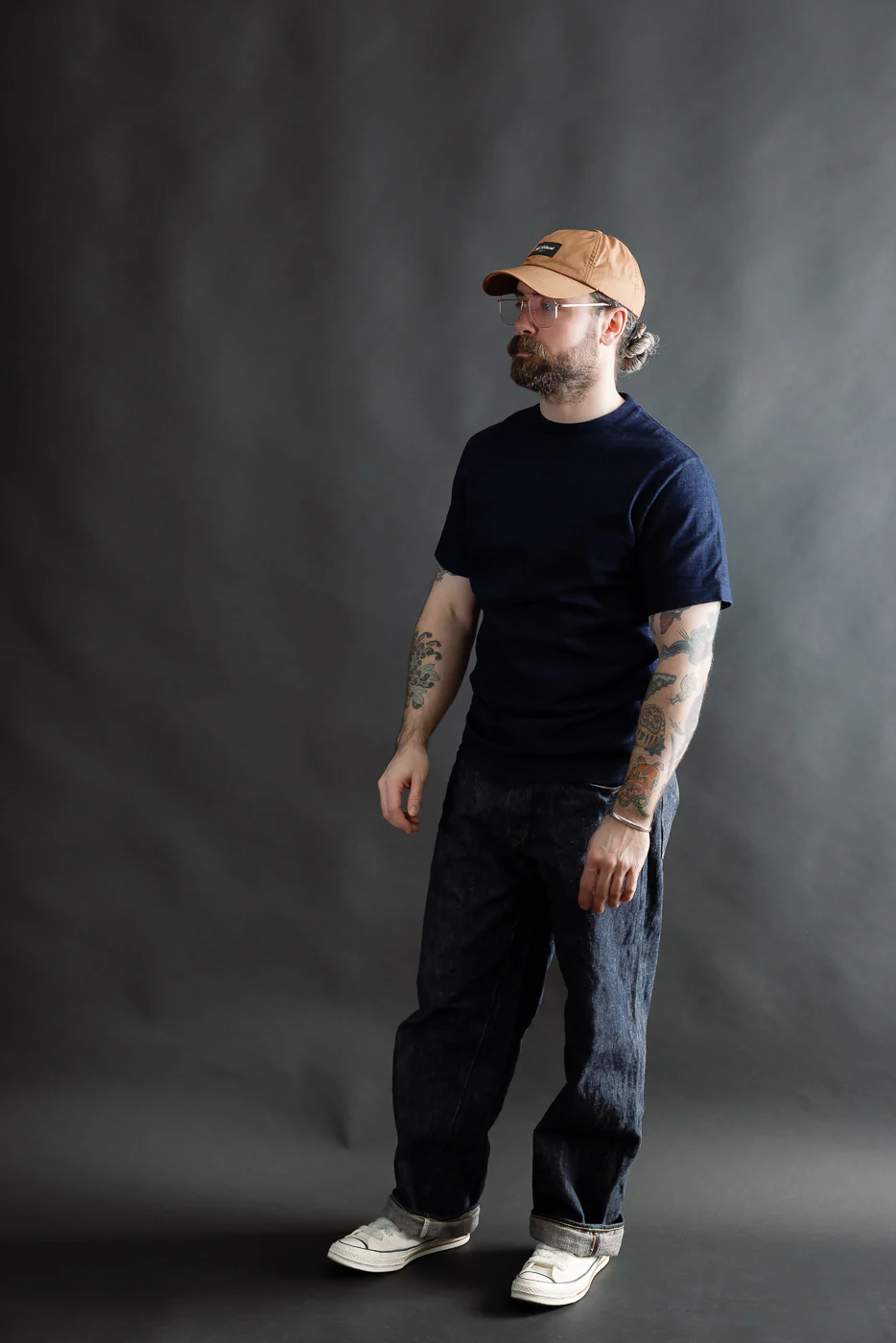 Shinkai Heavy T-Shirt - Indigo Dye - Image 7