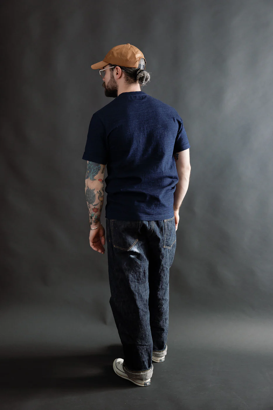 Shinkai Heavy T-Shirt - Indigo Dye - Image 8