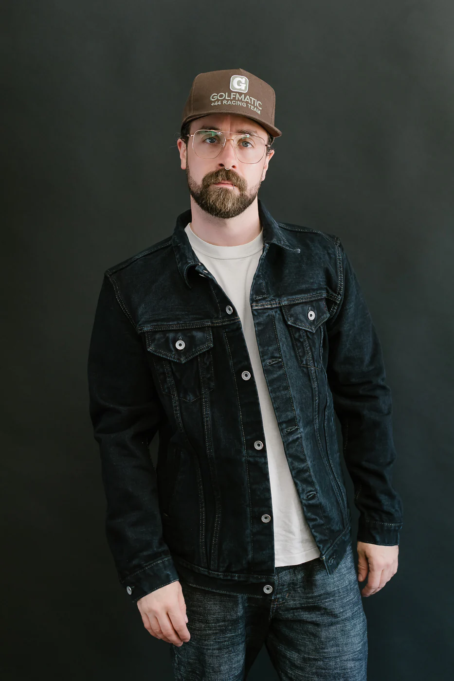 IH-526Lod - 19oz Left-Hand Twill Selvedge Denim Type III Jacket -  Indigo Overdyed Black - Image 12